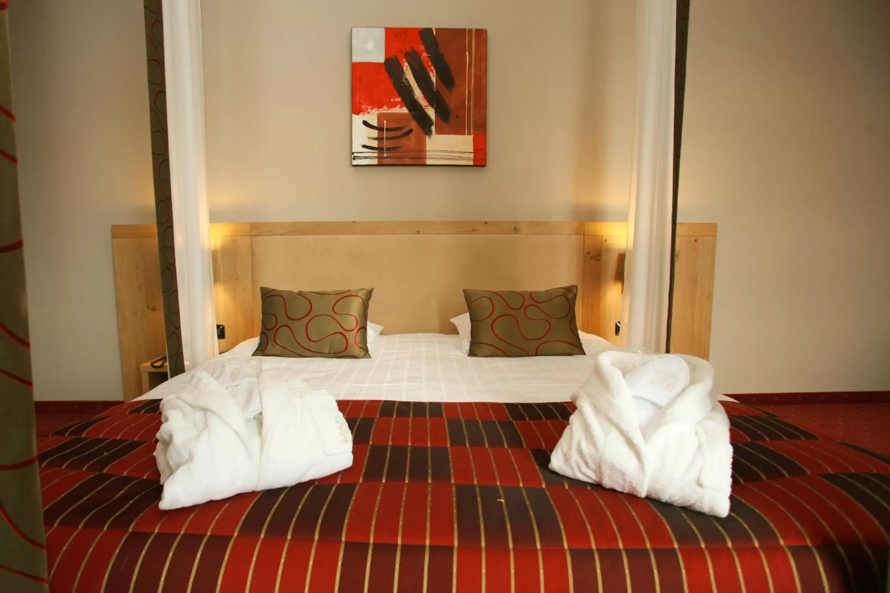 Bed in Hotel Verviers Van der Valk