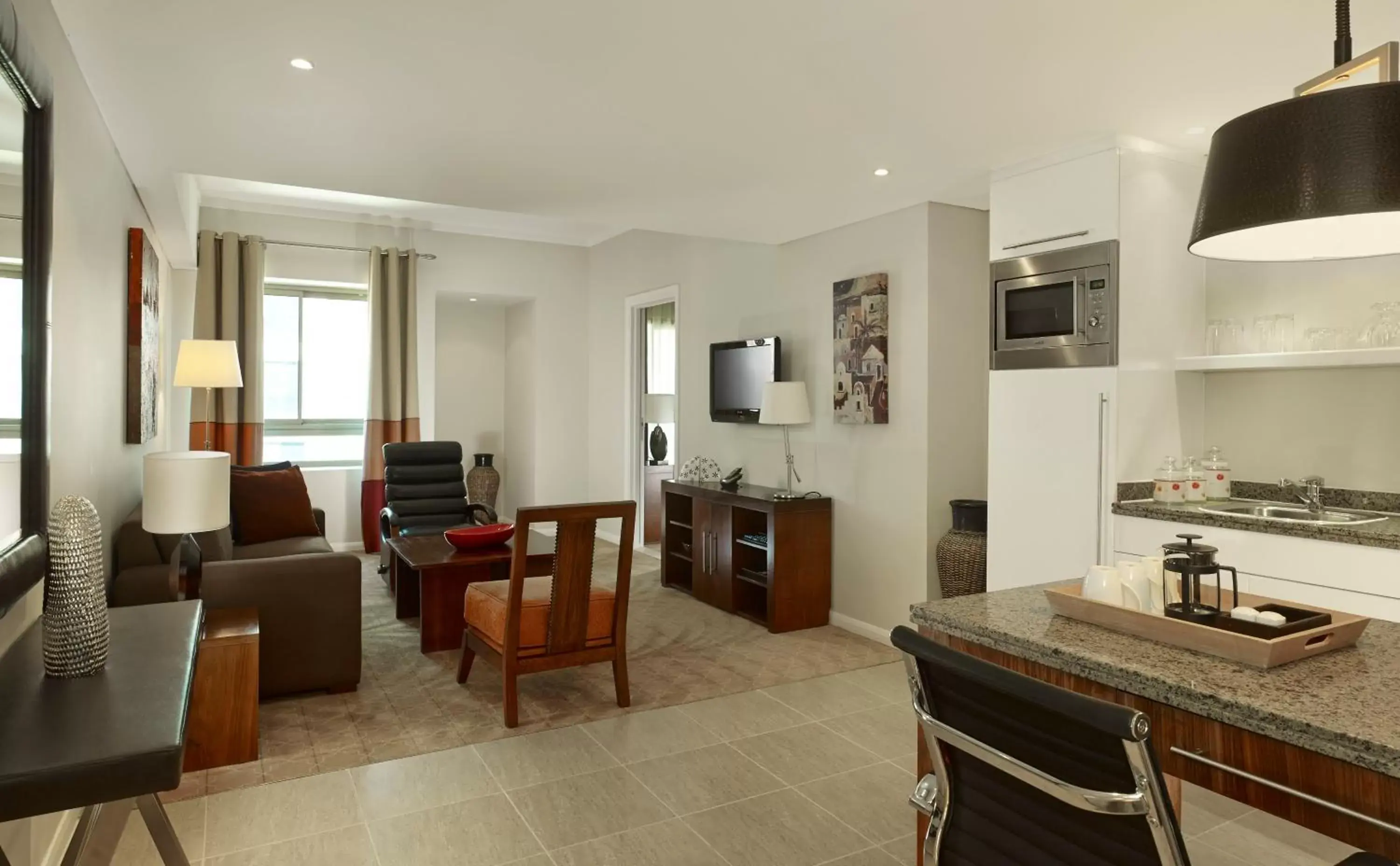 Bedroom, Kitchen/Kitchenette in Staybridge Suites & Apartments - Citystars, an IHG Hotel