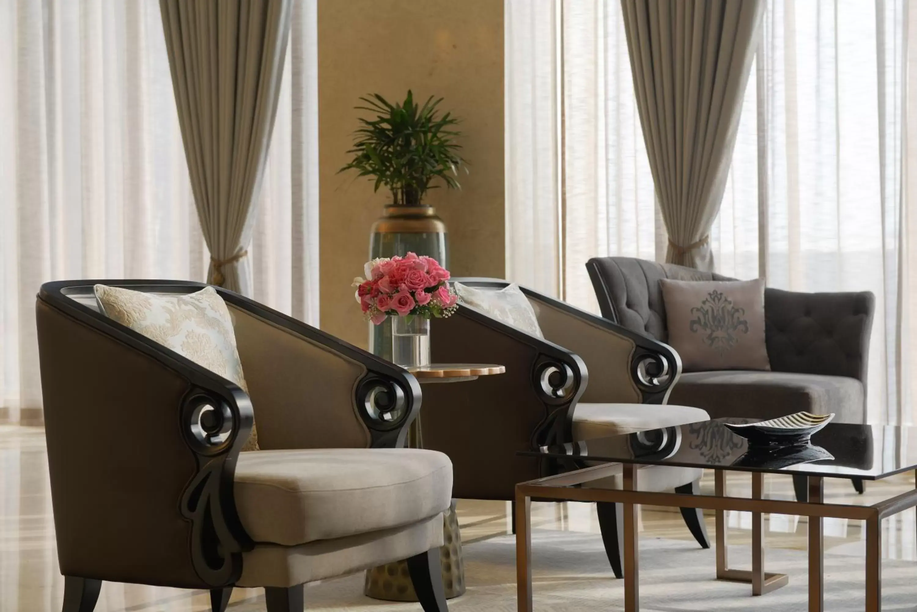 Lobby or reception in Taj Skyline Ahmedabad Lobby or reception in Taj Skyline Ahmedabad