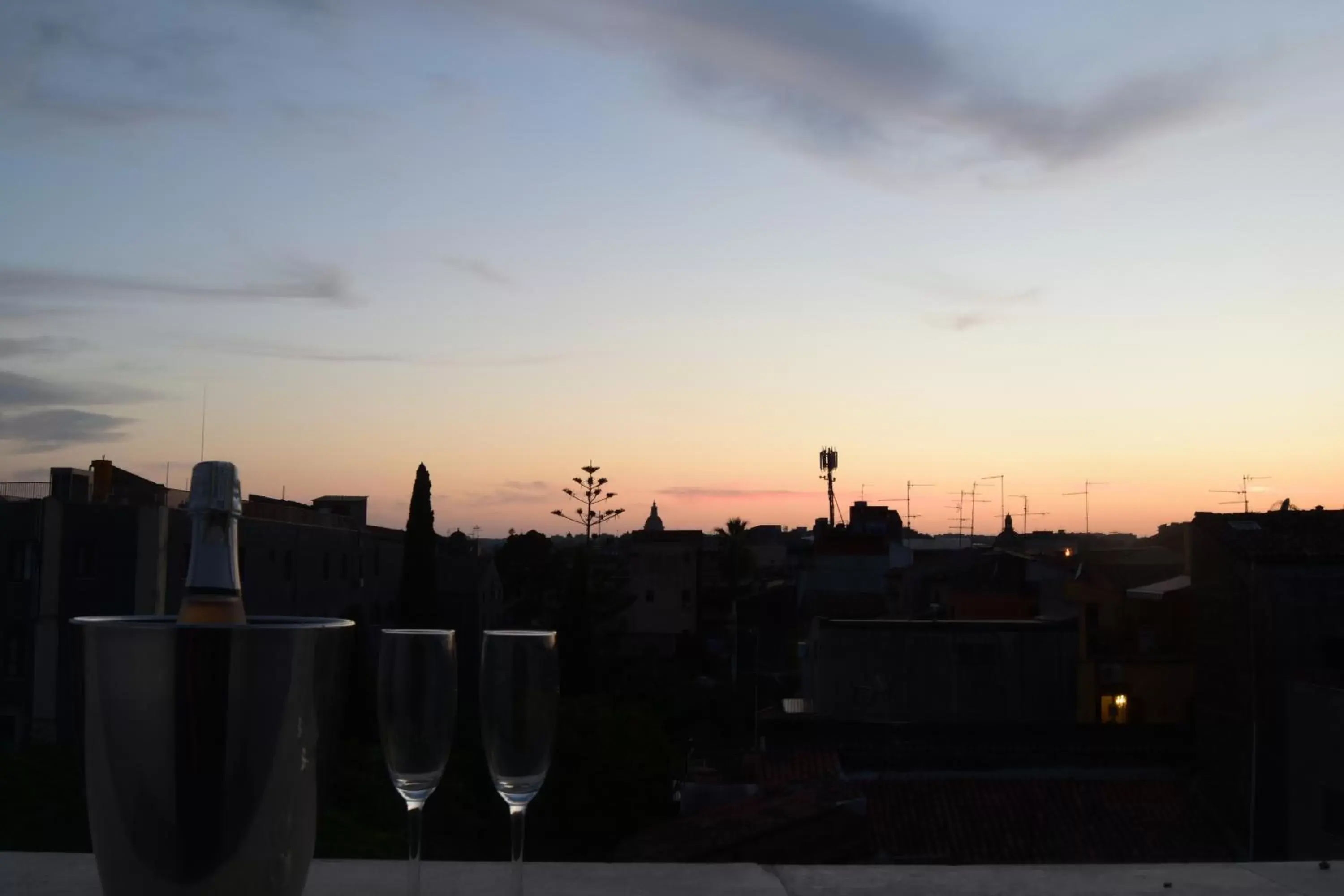 Balcony/Terrace, Sunrise/Sunset in Hotel Centrum