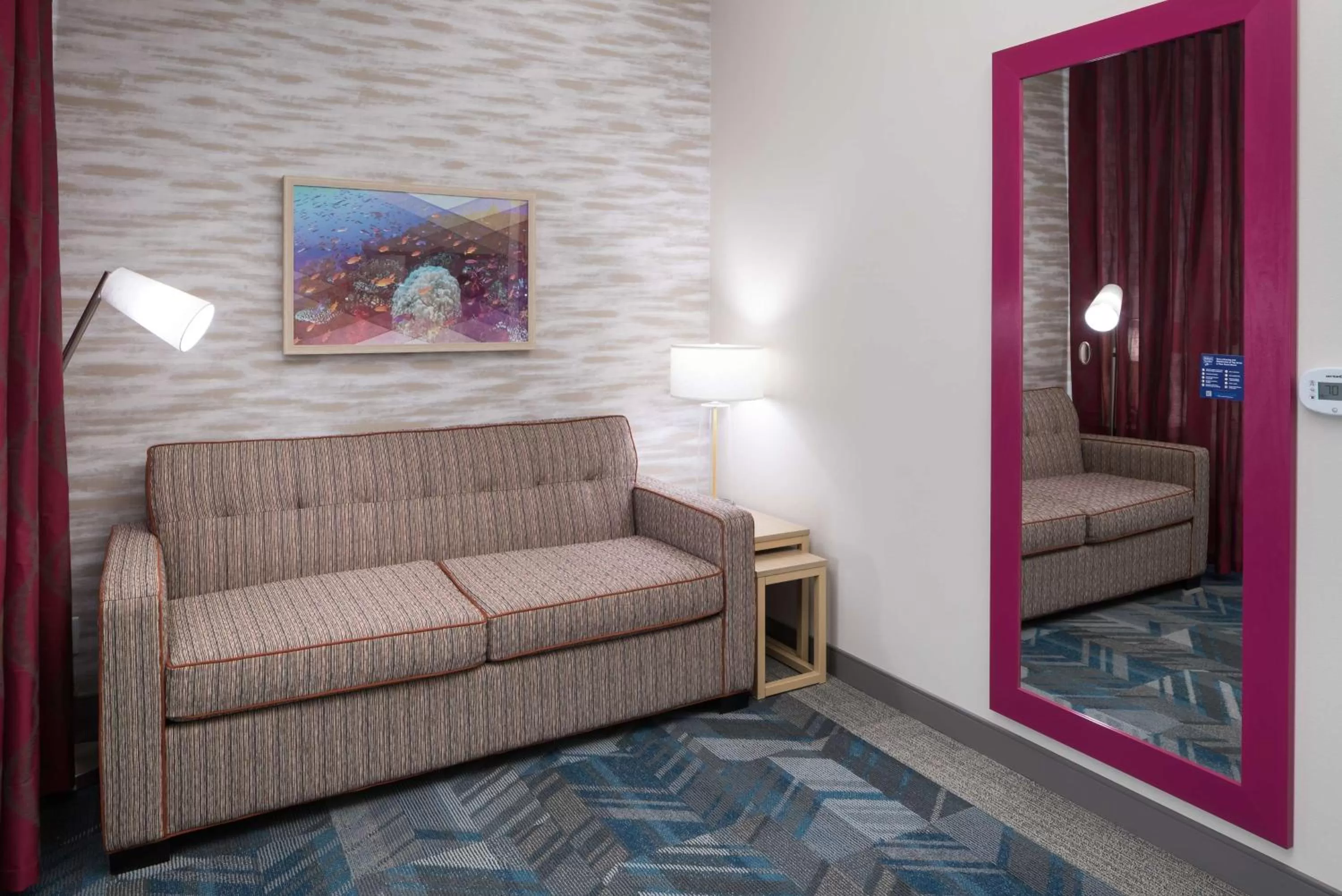 Living room in Home2 Suites By Hilton Cape Canaveral Cruise Port