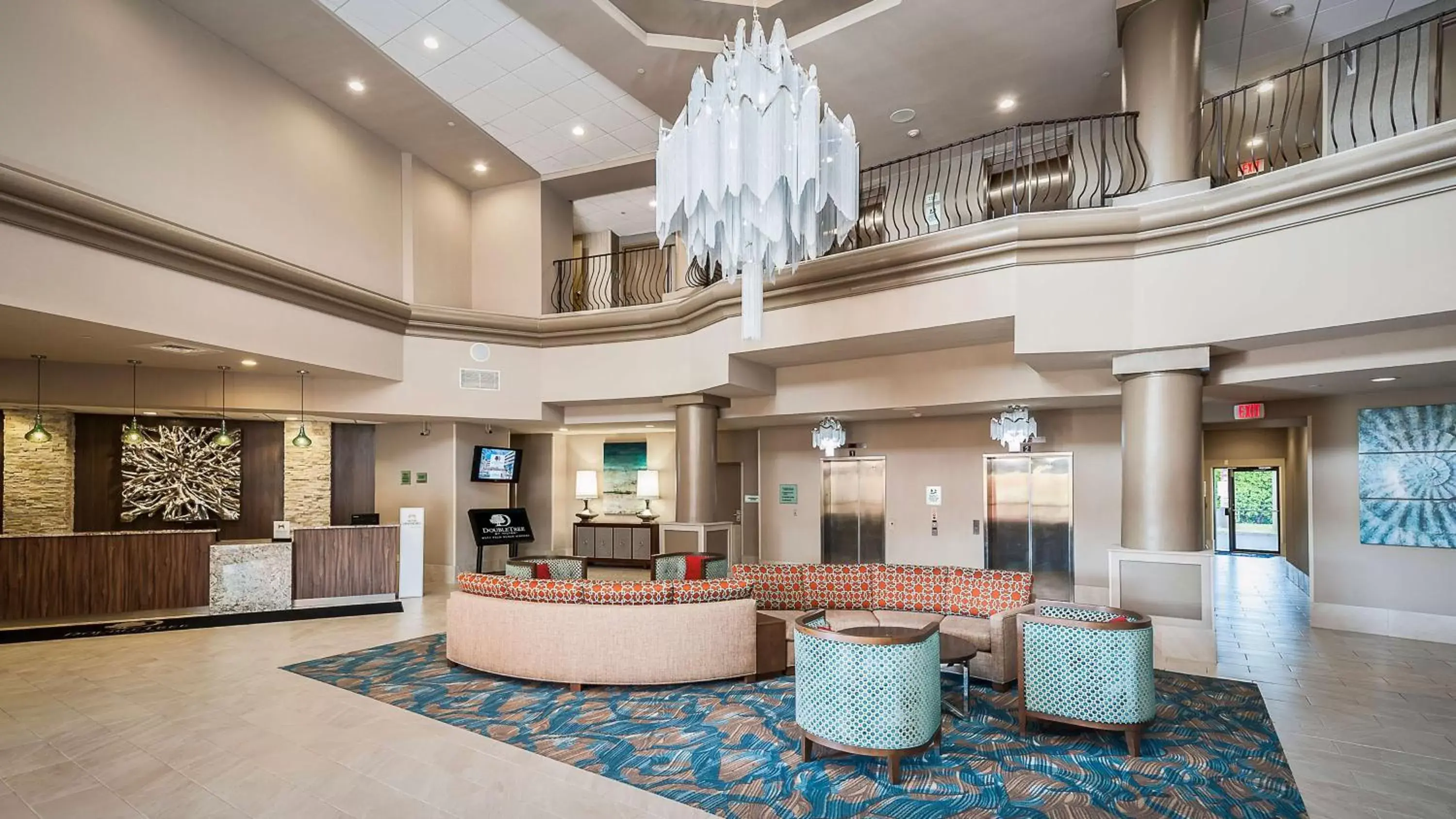 Lobby or reception, Lobby/Reception in DoubleTree by Hilton Hotel West Palm Beach Airport