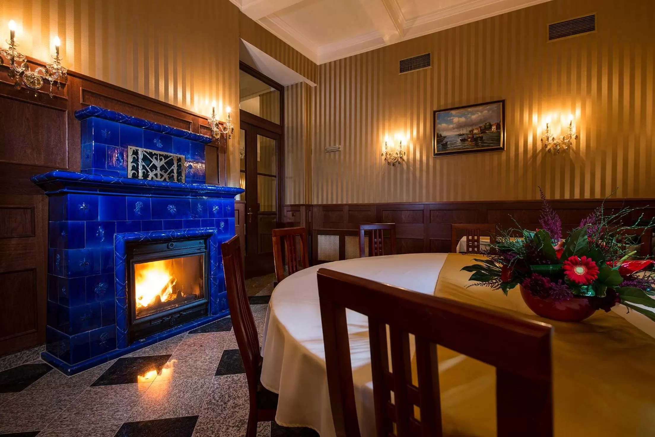 Decorative detail in Hotel Europa