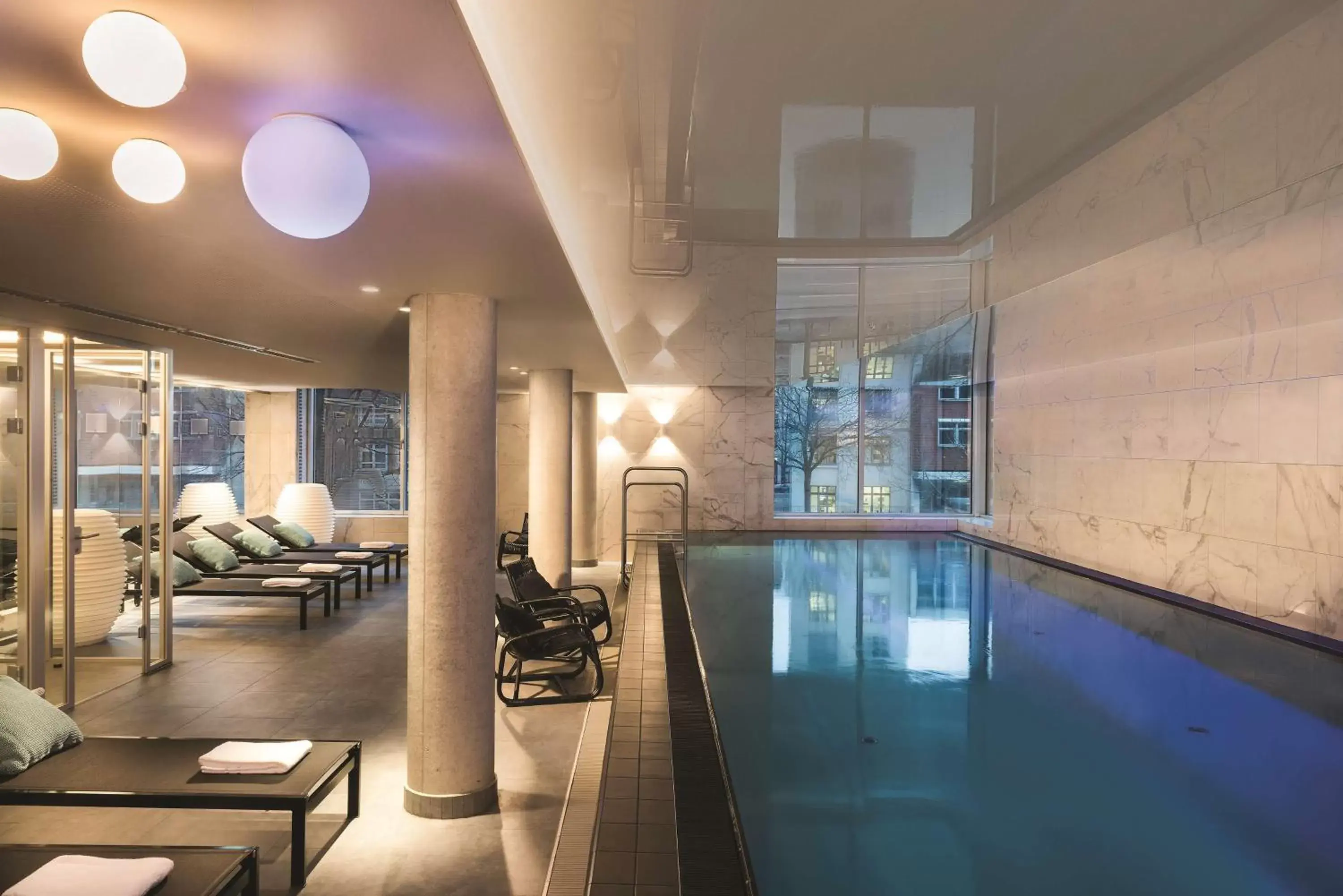 Pool view, Swimming Pool in Adina Apartment Hotel Hamburg Speicherstadt