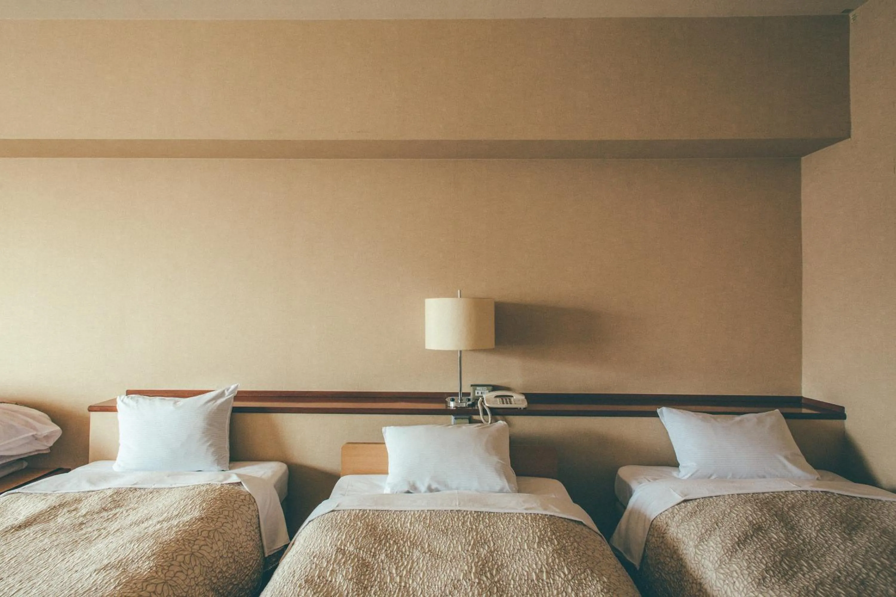 Photo of the whole room, Bed in Kanazawa Kokusai Hotel