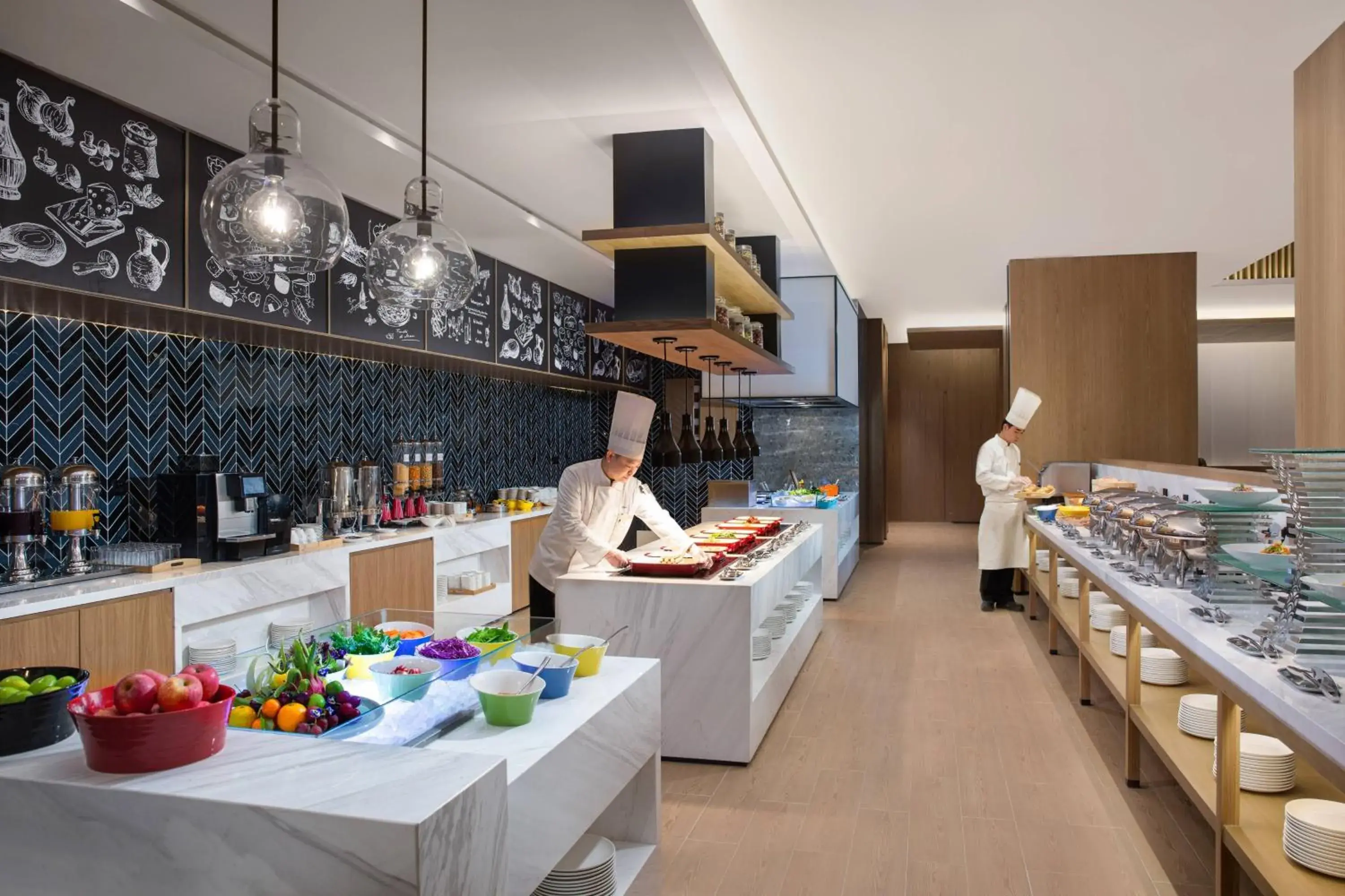 Breakfast, Kitchen/Kitchenette in Fairfield by Marriott Guiyang Guanshanhu