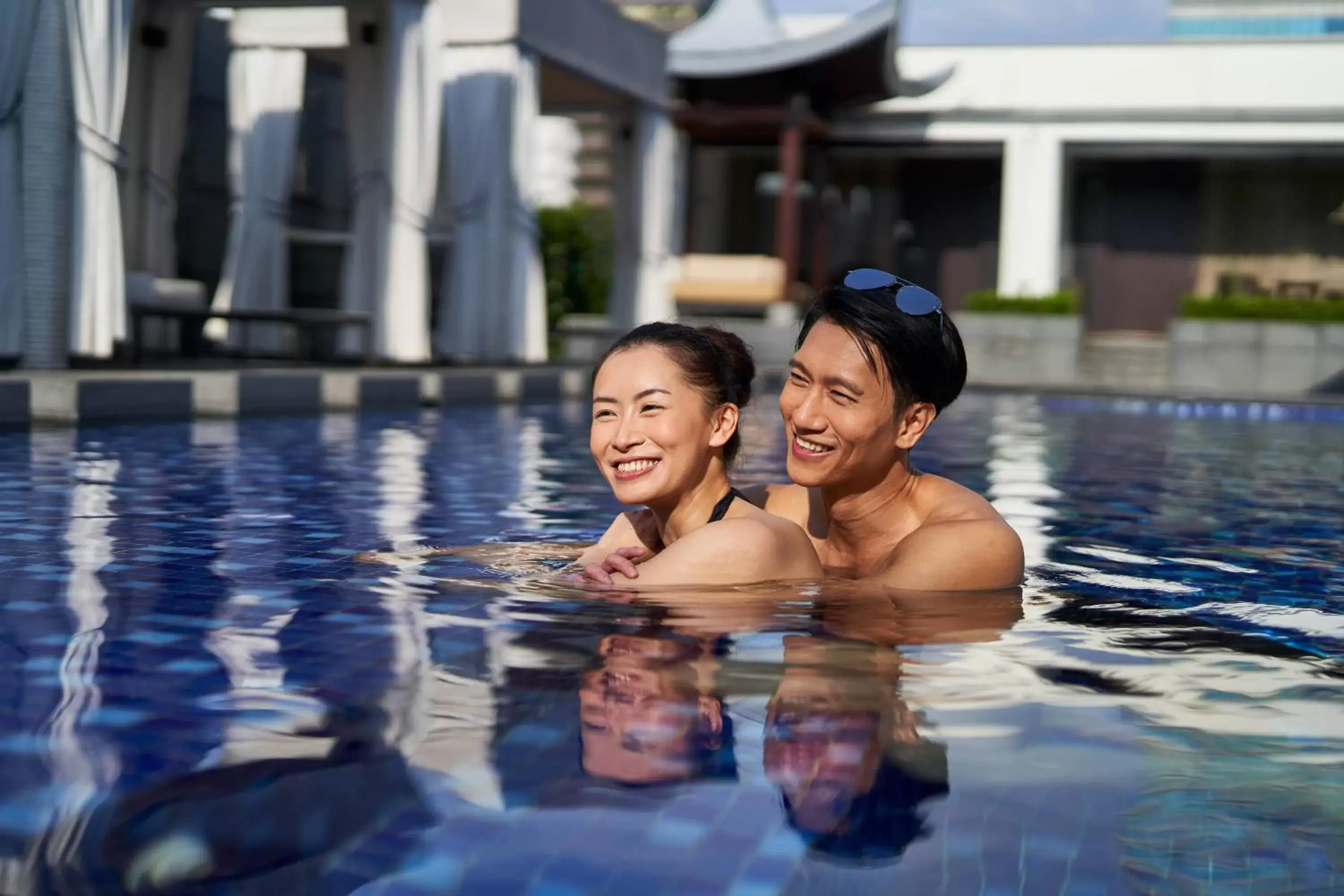 Swimming Pool in Singapore Marriott Tang Plaza Hotel