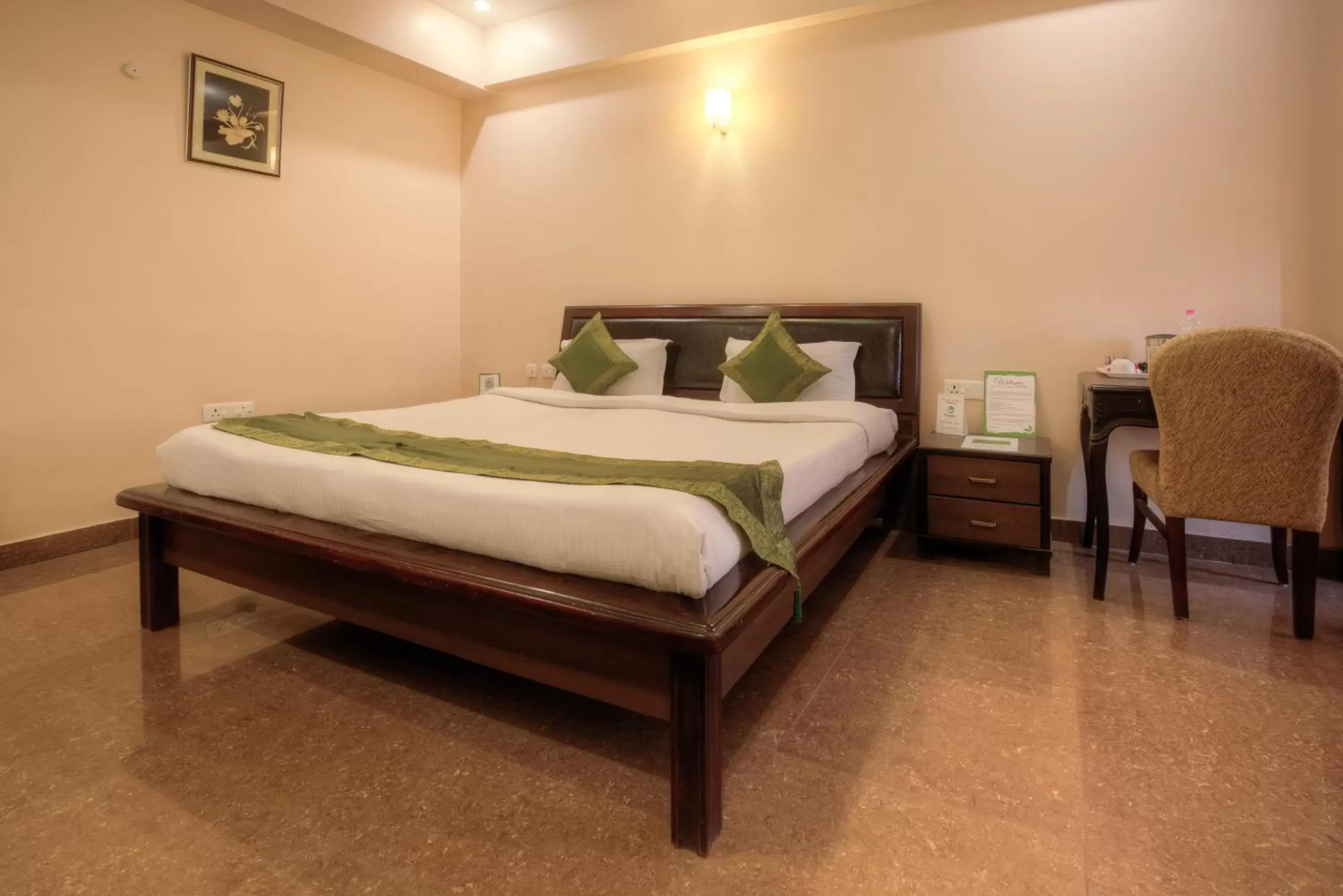 Bedroom, Bed in Treebo Trend Shivam Inn Haniman