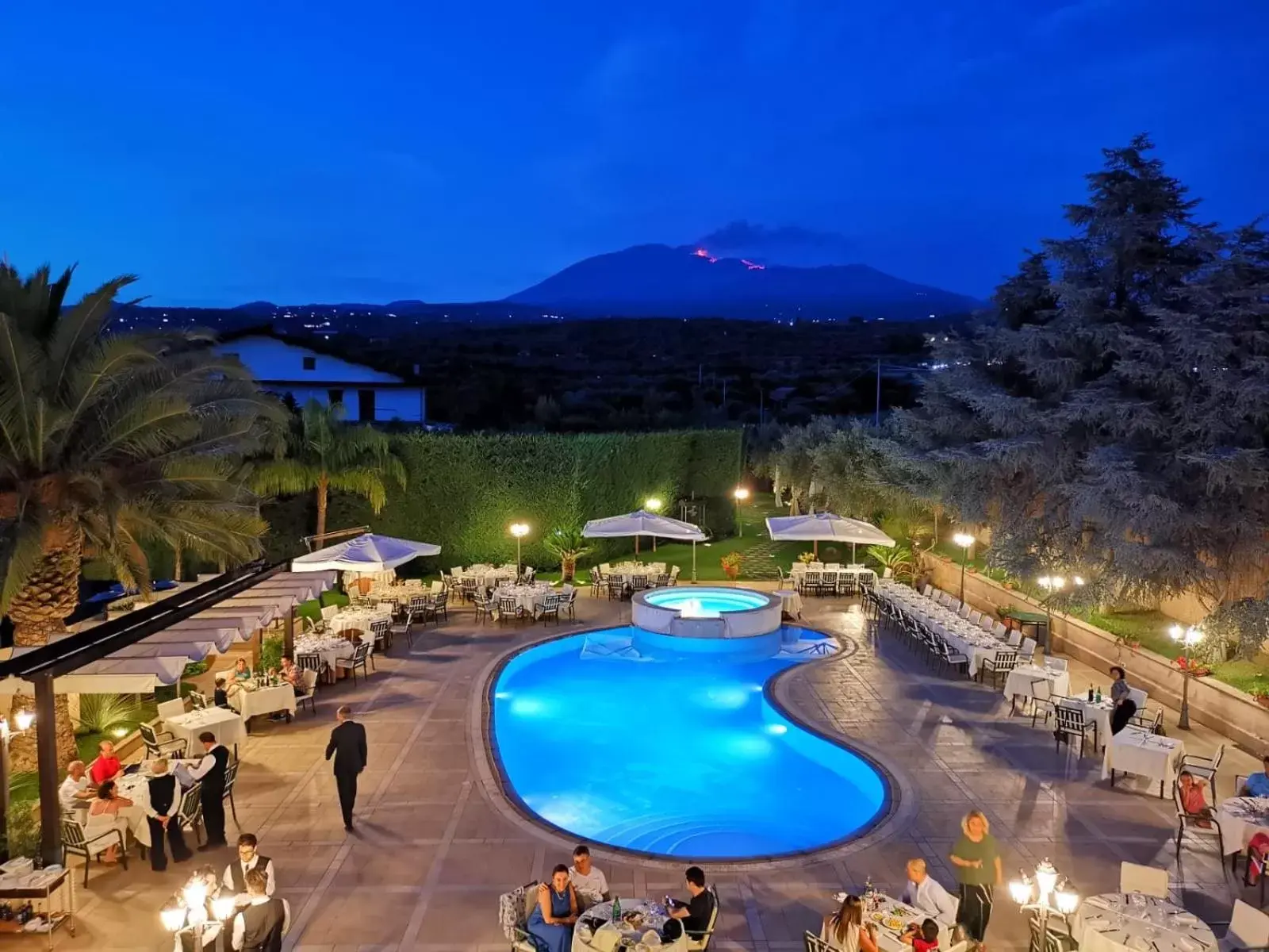 Pool View in Hotel Ristorante Paradise