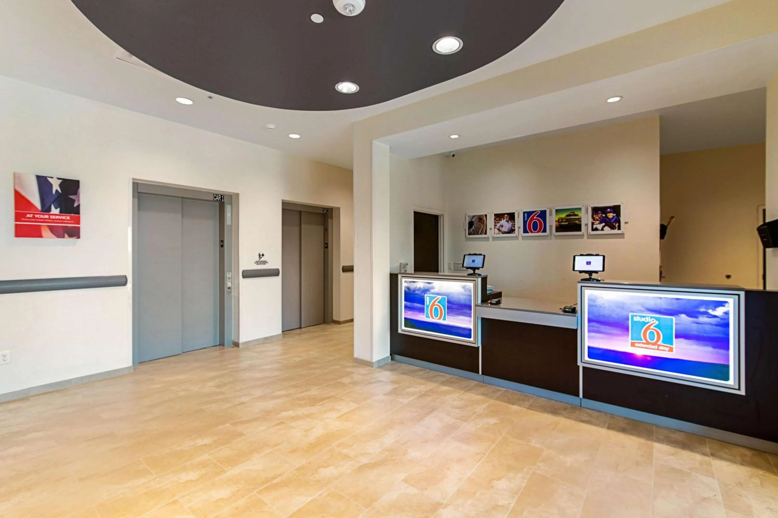 Property logo or sign in Motel 6 Austin Airport