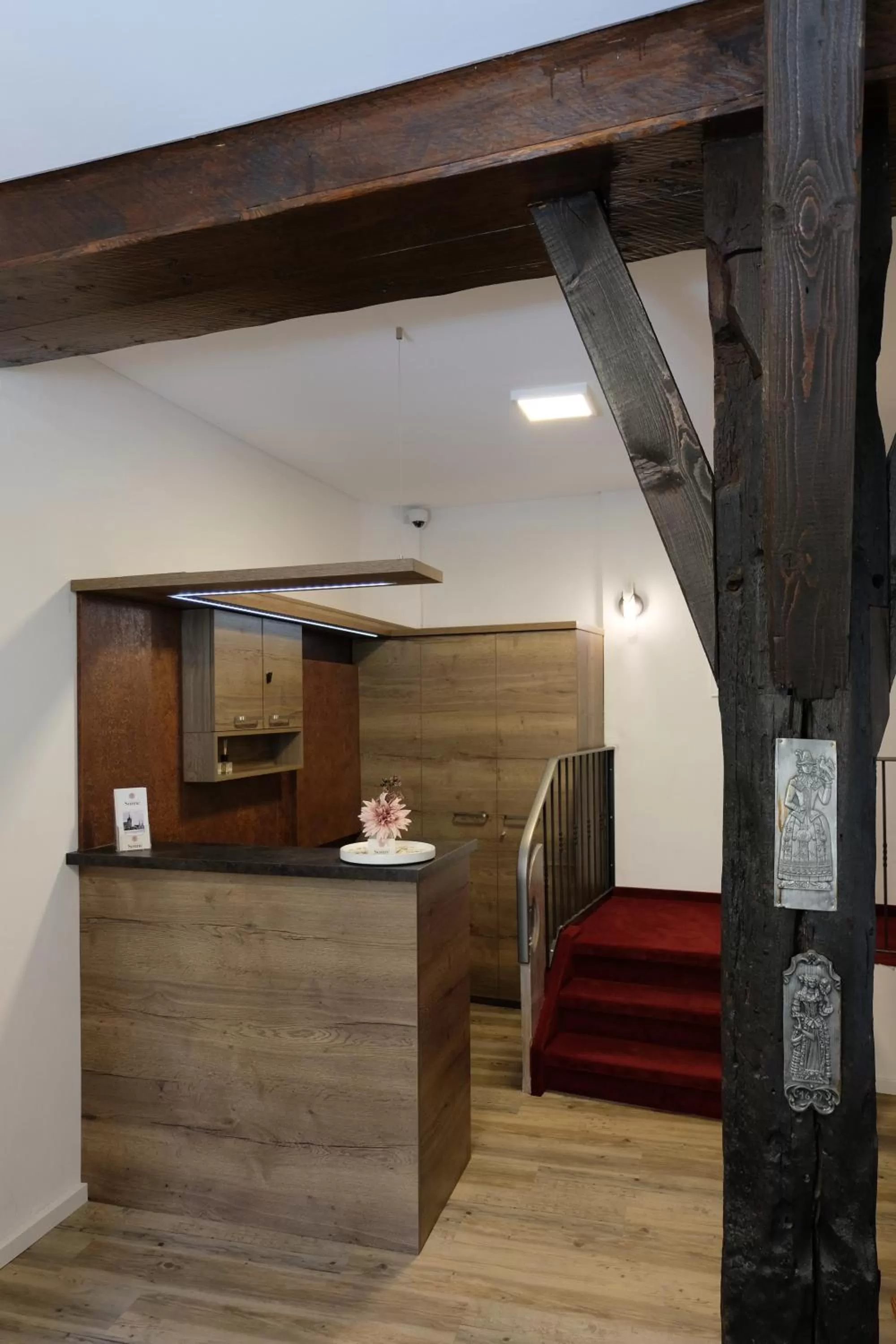 Lobby or reception in Gästehaus zur Sonne