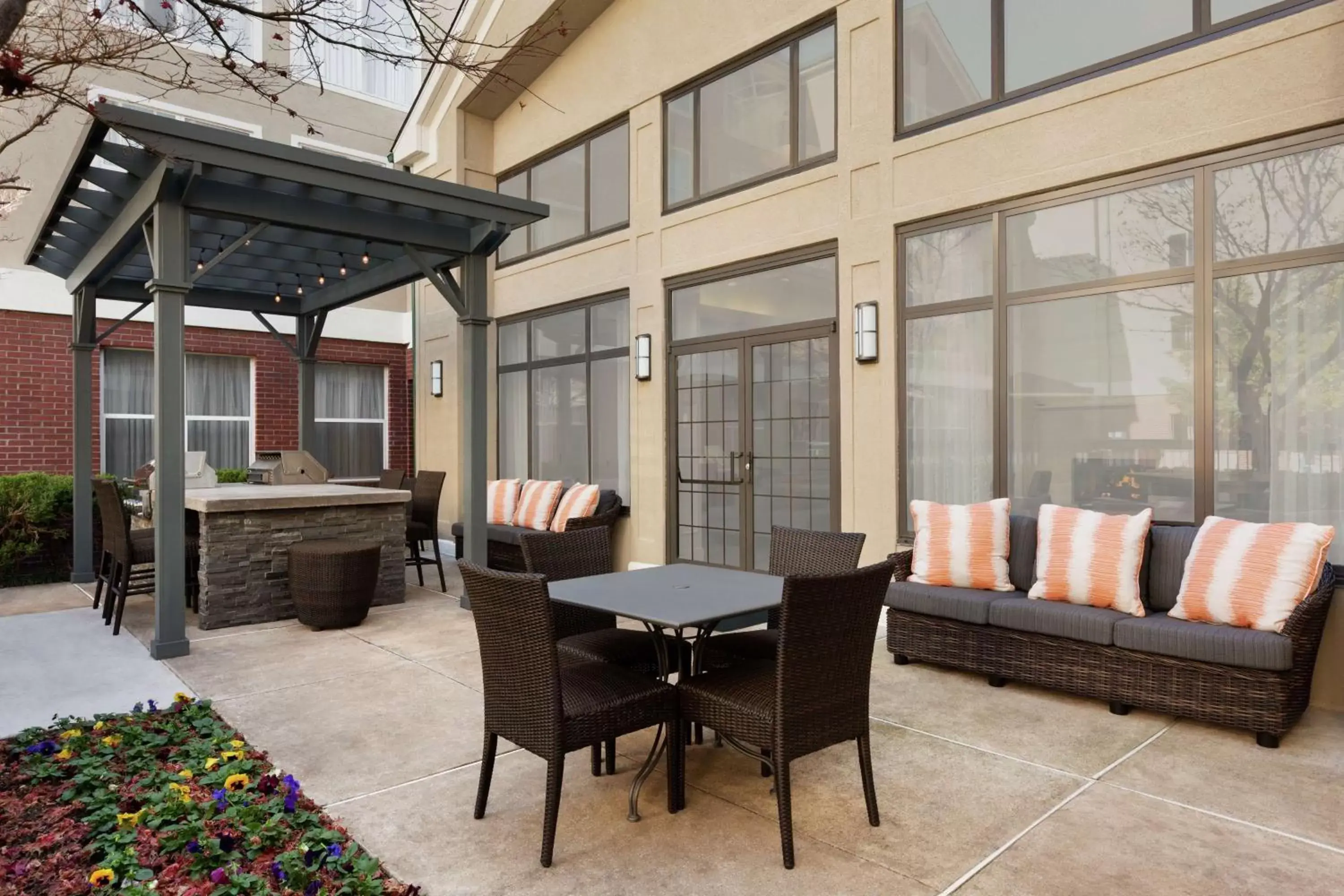 Patio in Homewood Suites by Hilton Dallas-Plano