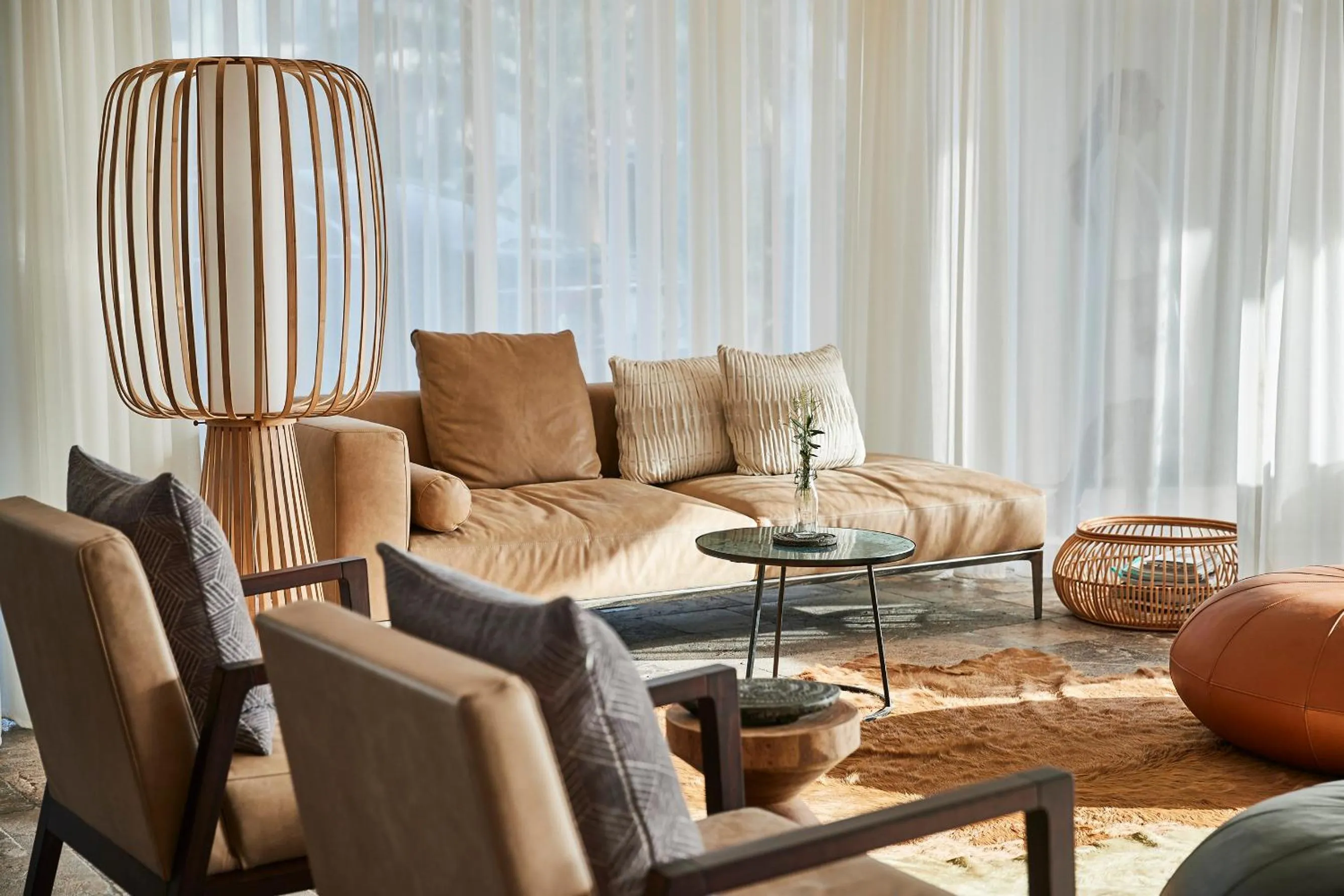 Lobby or reception in 7Pines Resort Ibiza, part of Destination by Hyatt