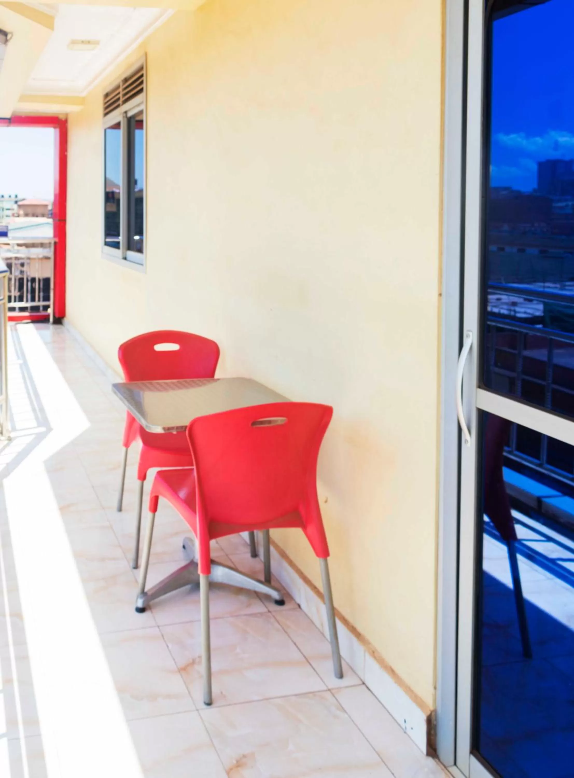 Balcony/Terrace in Sunrise Hotel Kampala