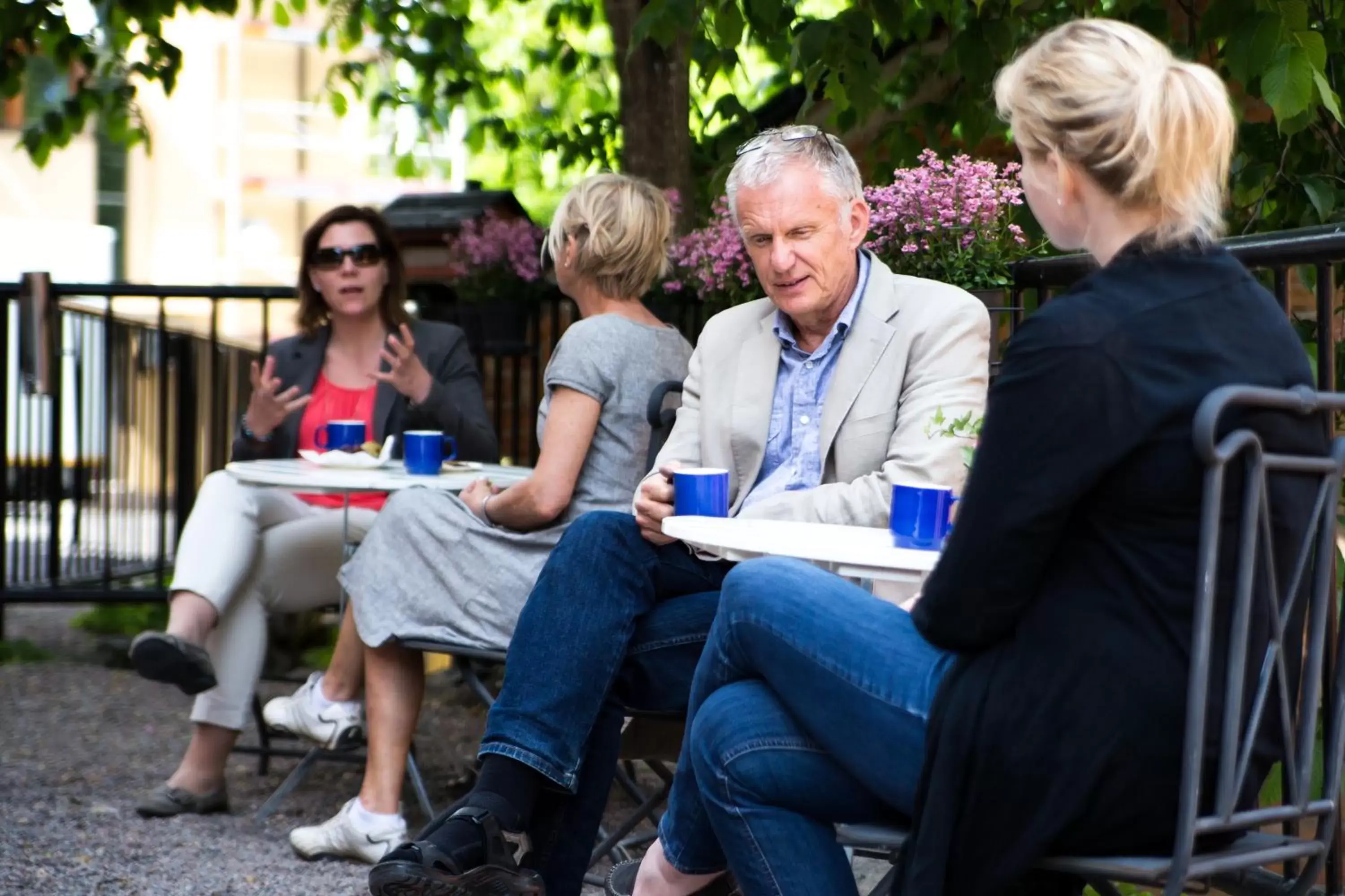 group of guests in Akademihotellet