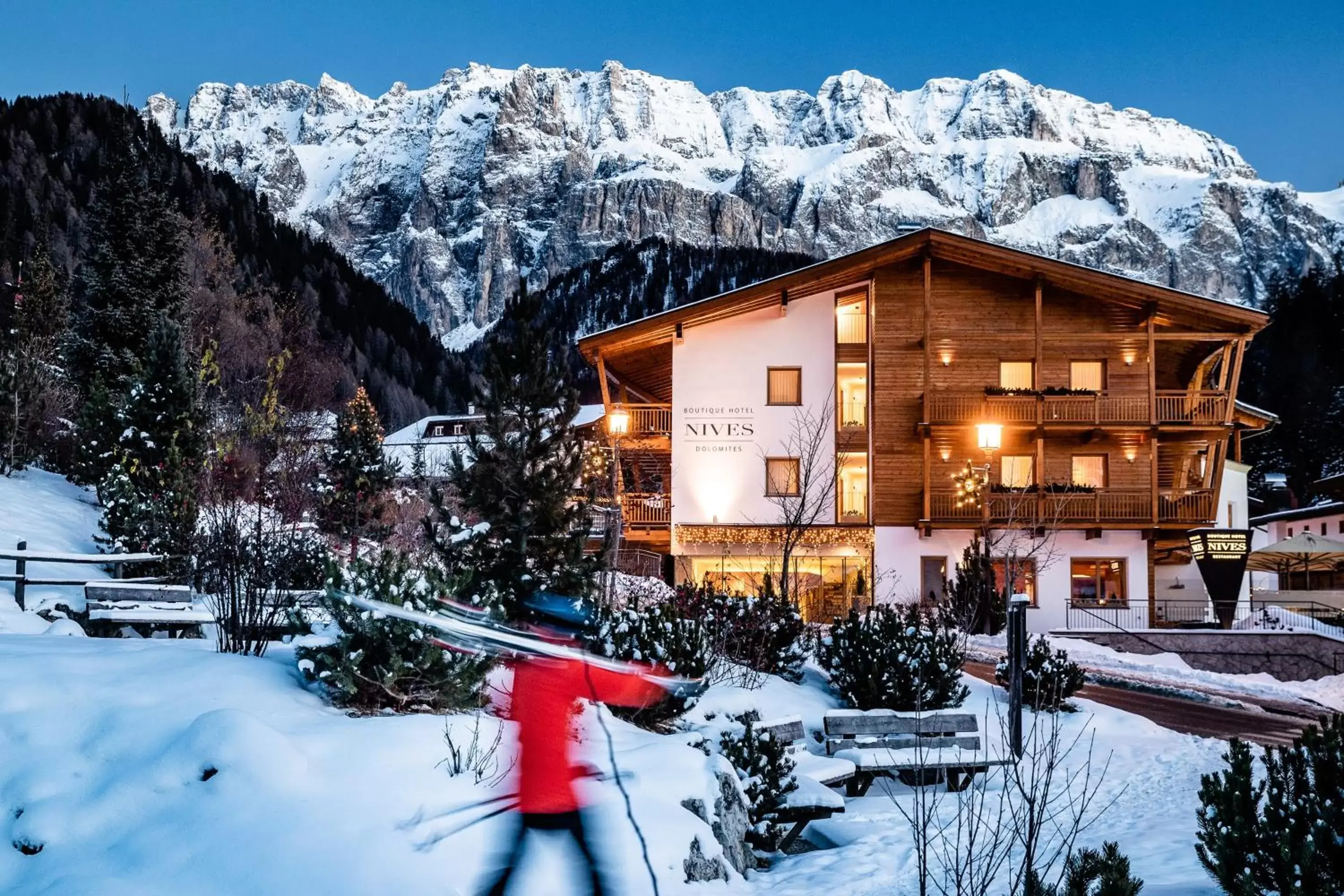 Property building, Winter in Boutique Hotel Nives - Luxury & Design in the Dolomites