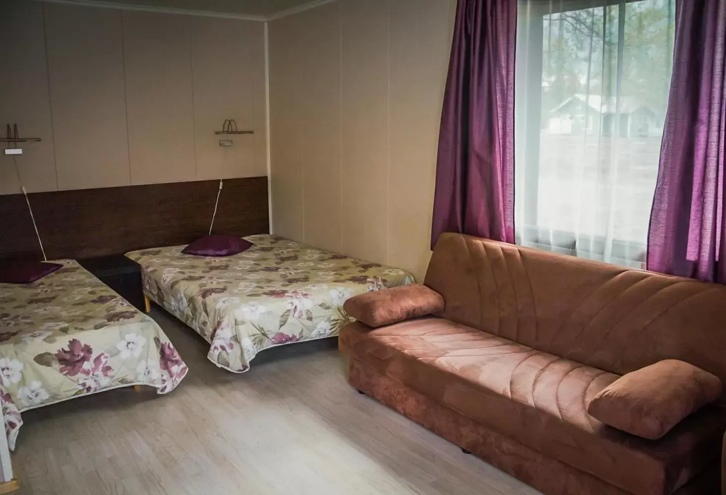 Bed in Motelli Rovaniemi