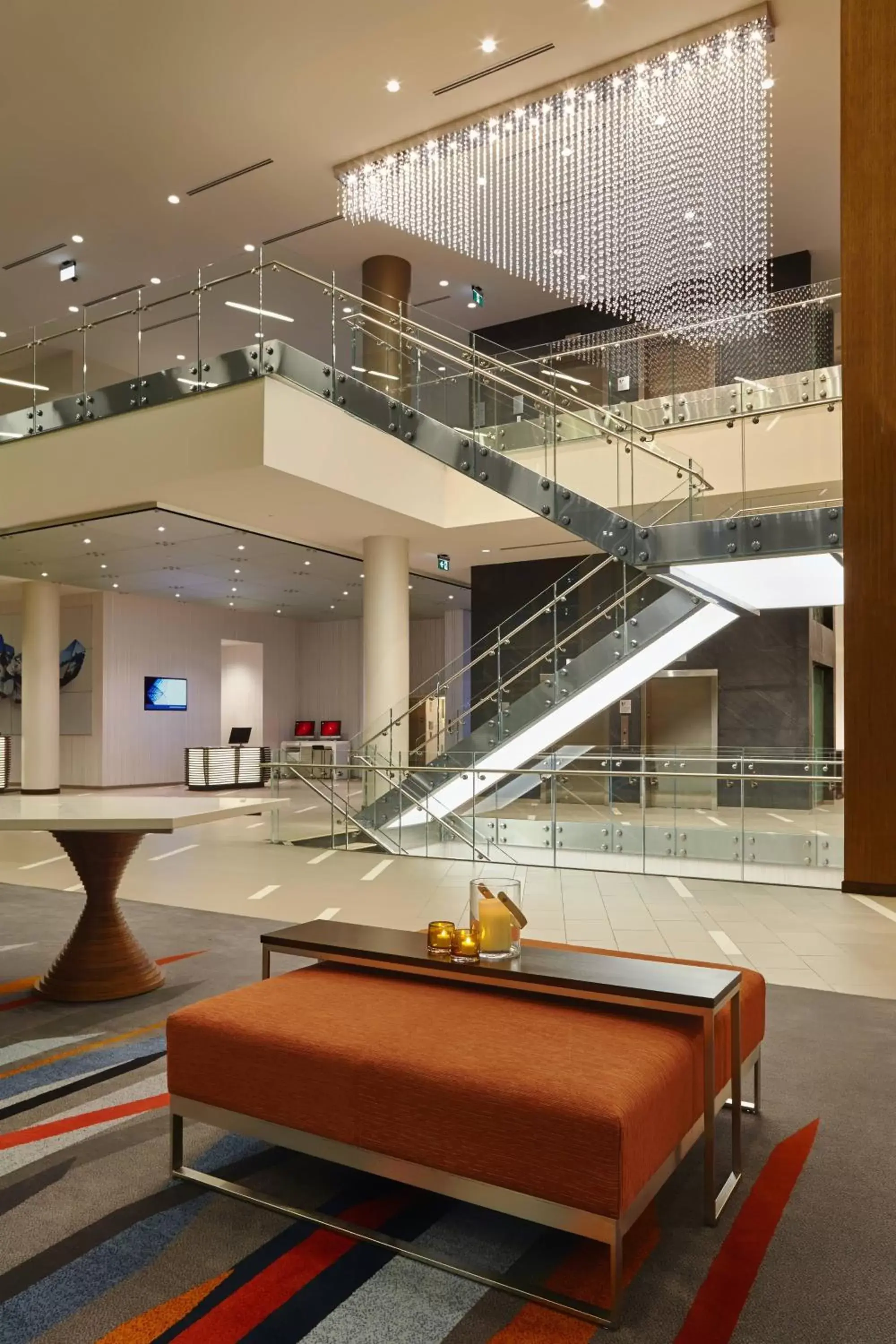 Lobby or reception, Billiards in Calgary Airport Marriott In-Terminal Hotel