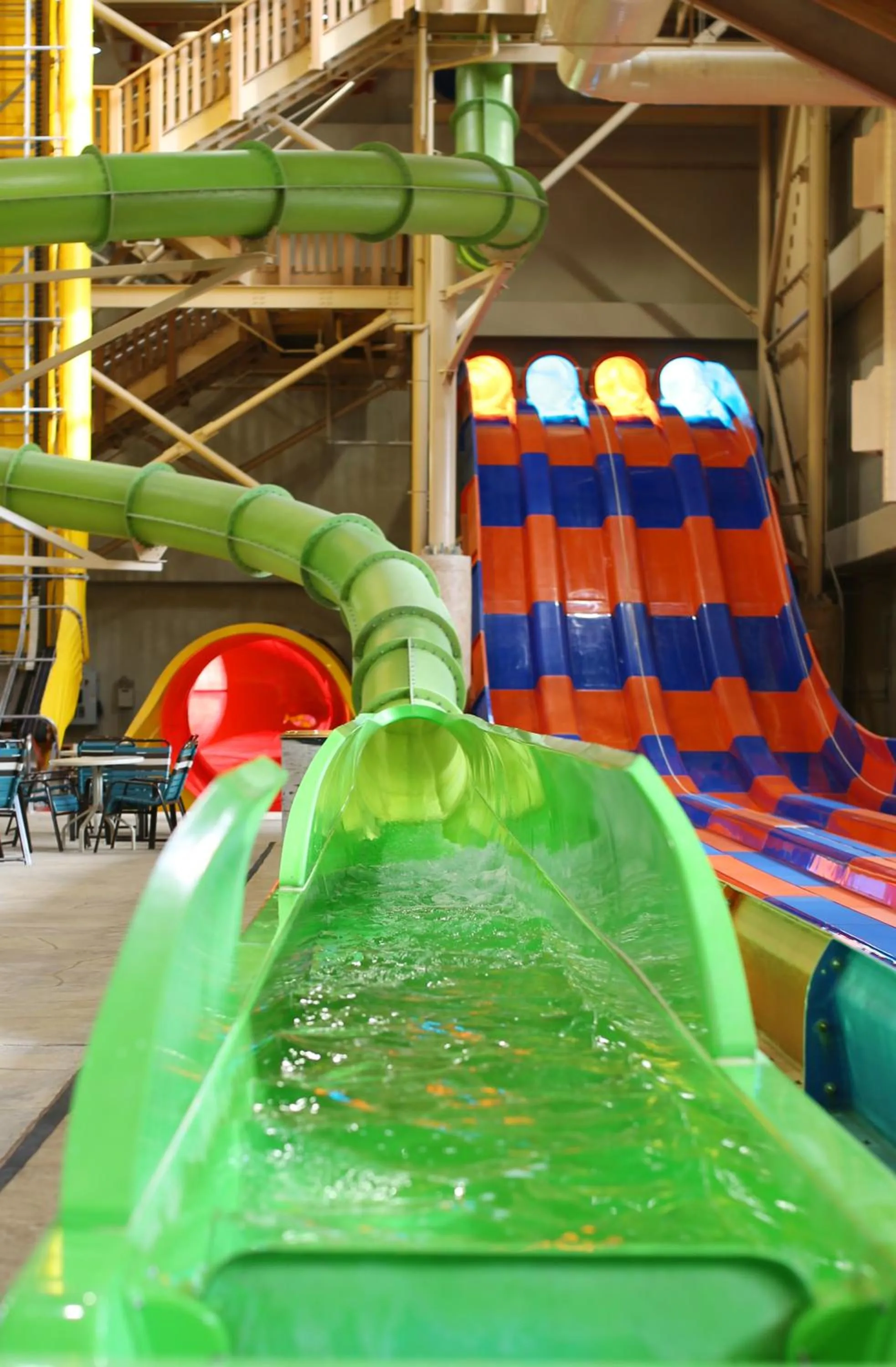 Aqua park in Great Wolf Lodge Colorado Springs