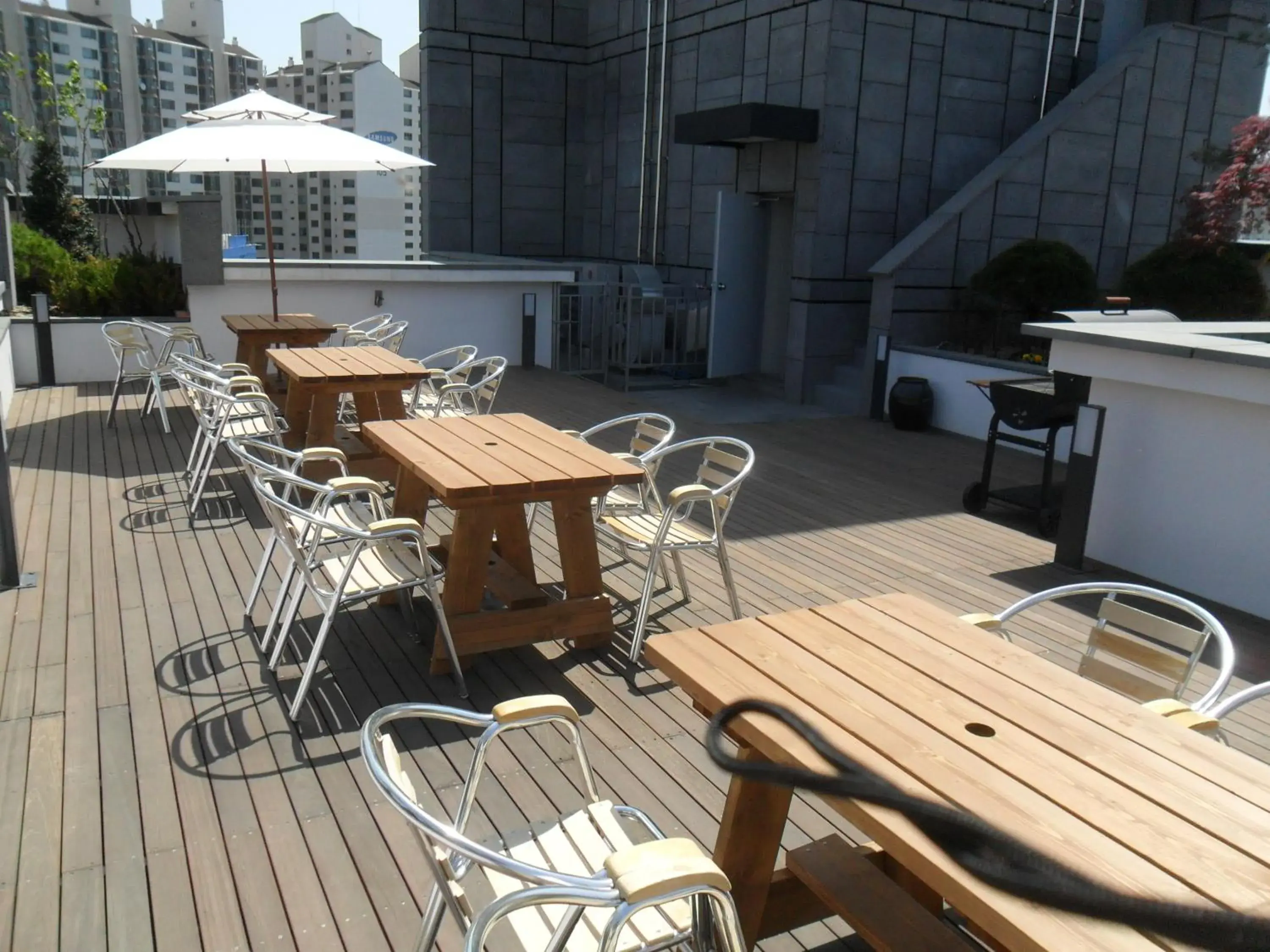 Balcony/Terrace, Restaurant/Places to Eat in Urban Boutique Hotel