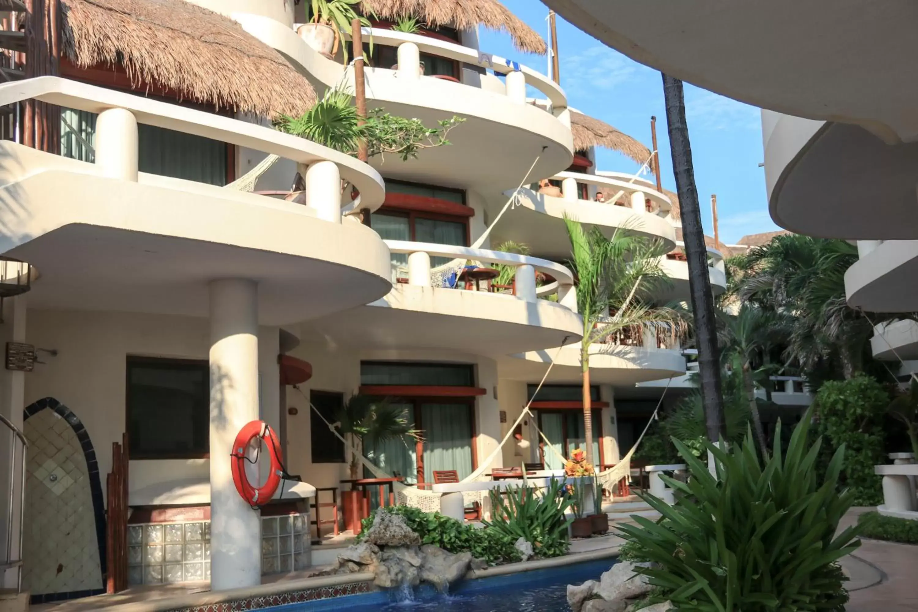 Bird's eye view, Property Building in Playa Palms Beach Hotel