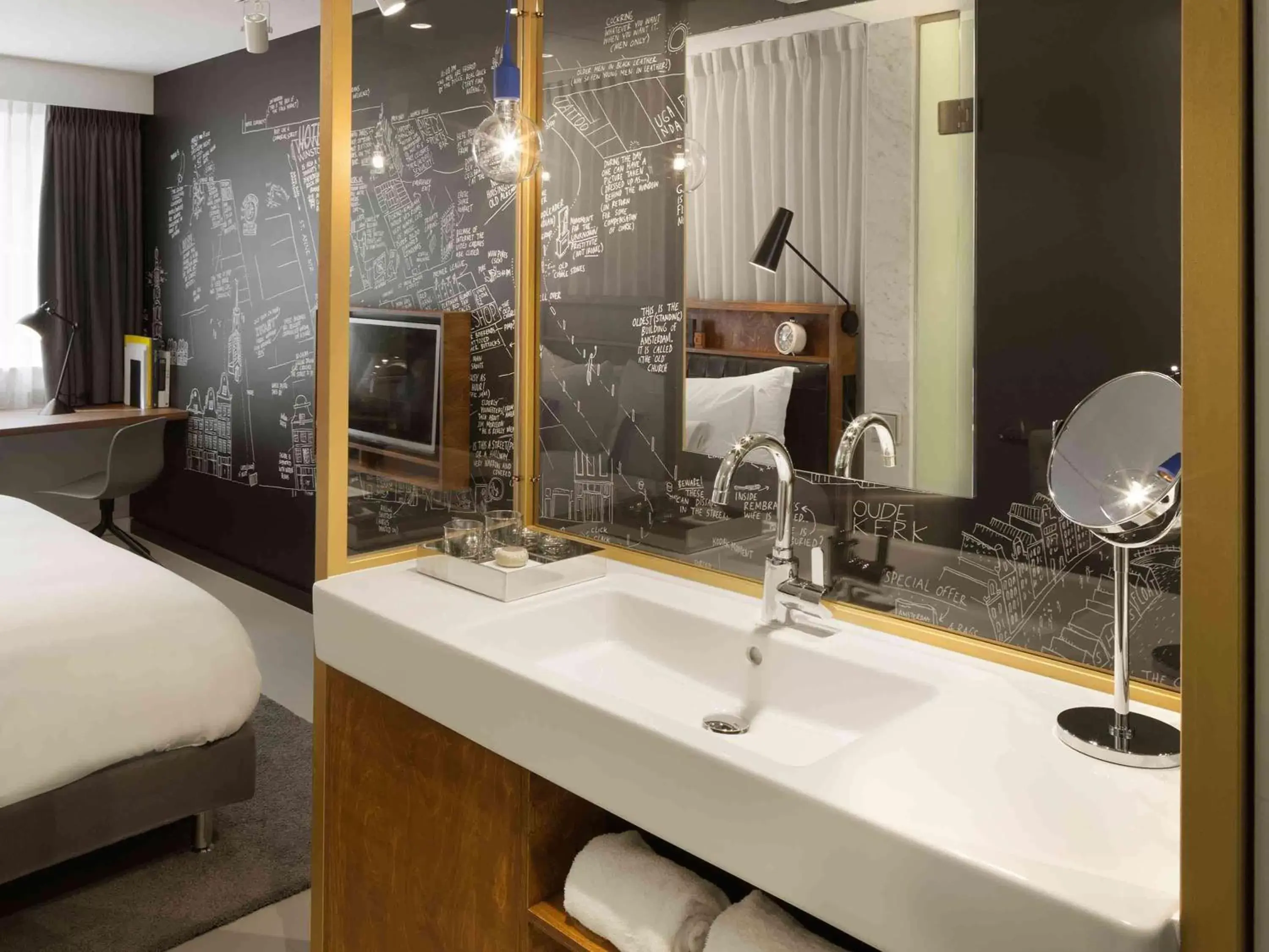 Photo of the whole room, Bathroom in INK Hotel Amsterdam - MGallery
