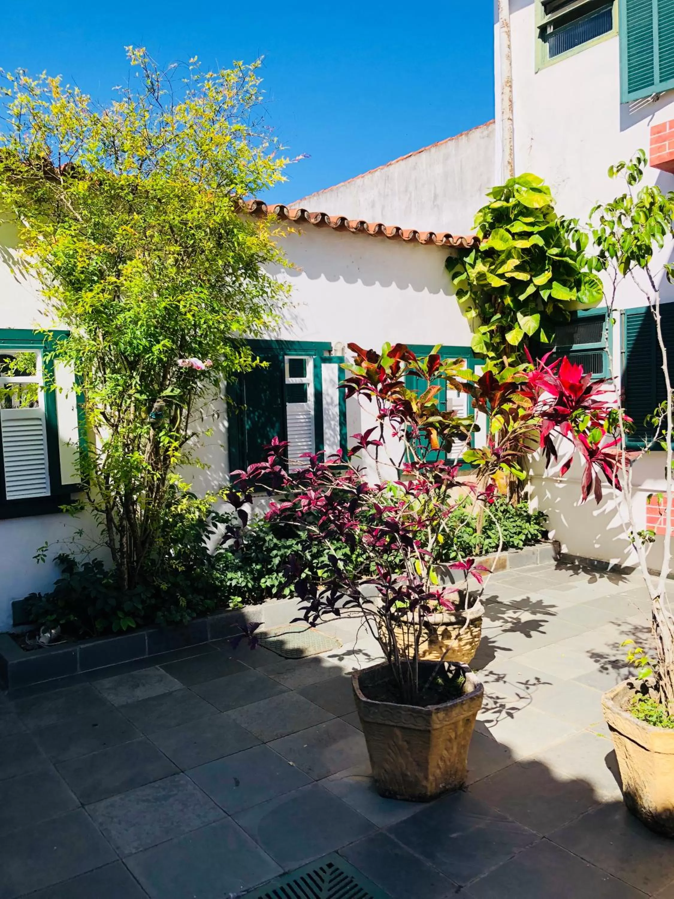 Patio in Pousada Canteiros