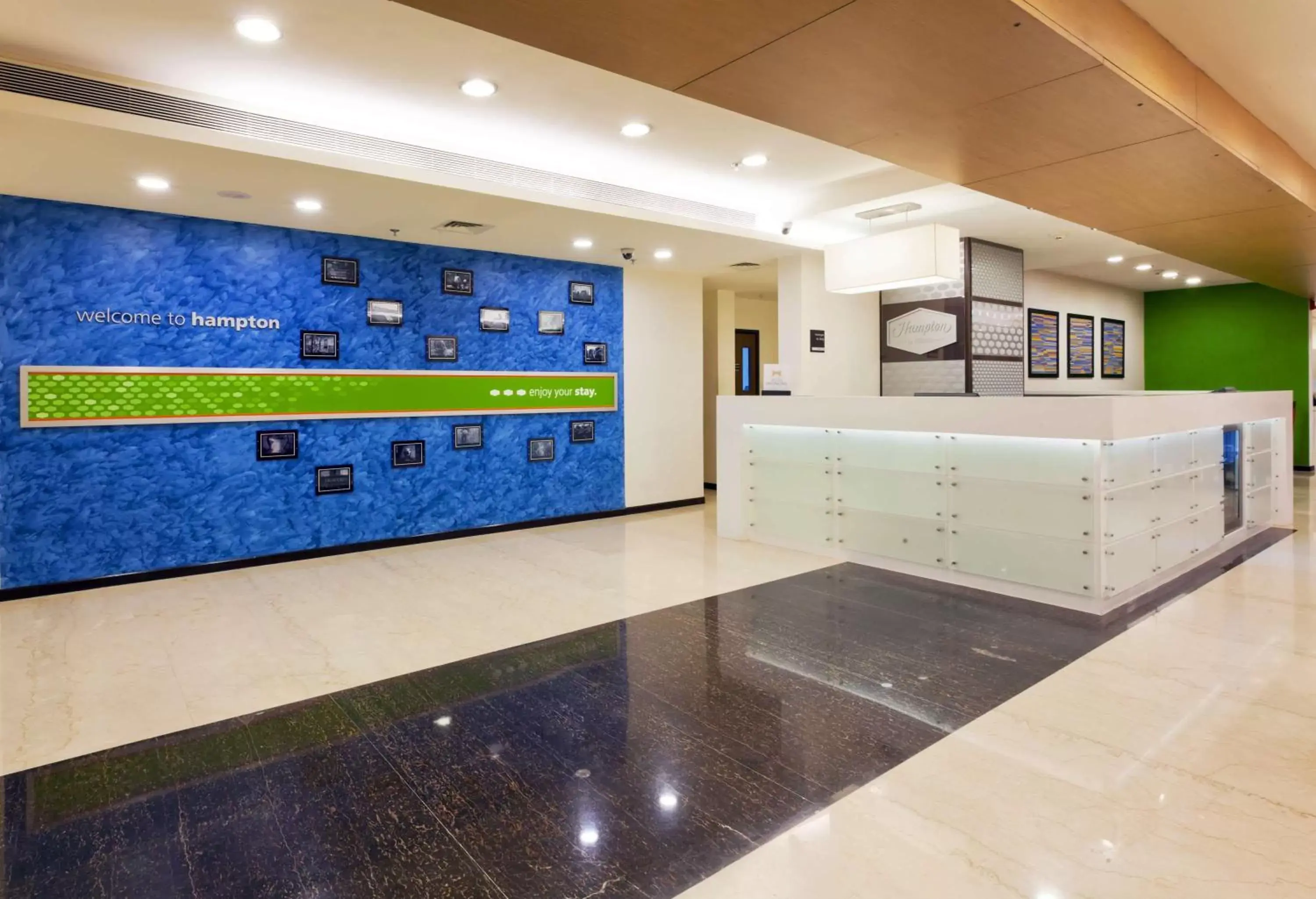 Lobby or reception in Hampton by Hilton Vadodara-Alkapuri Lobby or reception in Hampton by Hilton Vadodara-Alkapuri