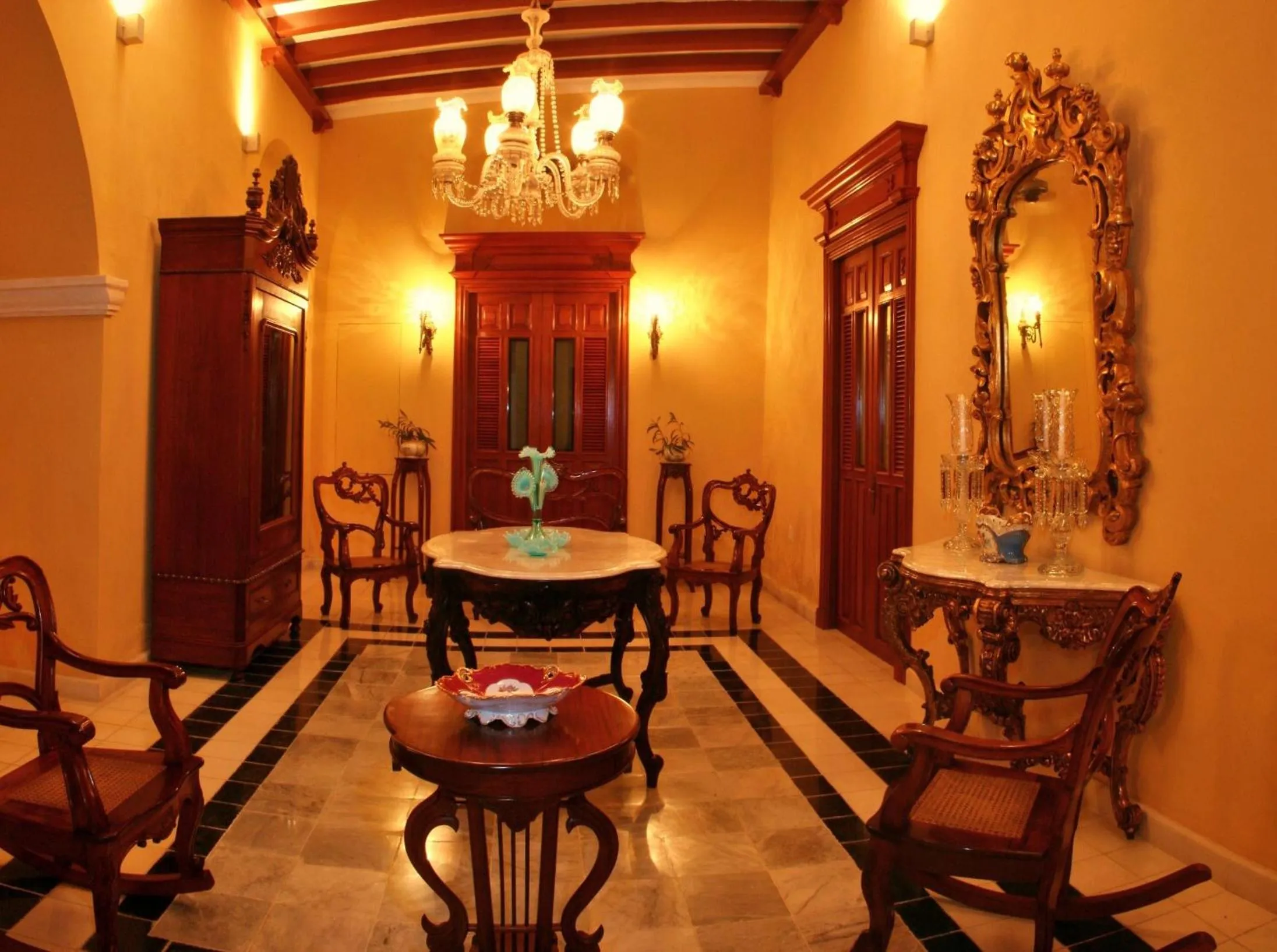 Lobby or reception in Hotel Boutique Casa Don Gustavo, Campeche