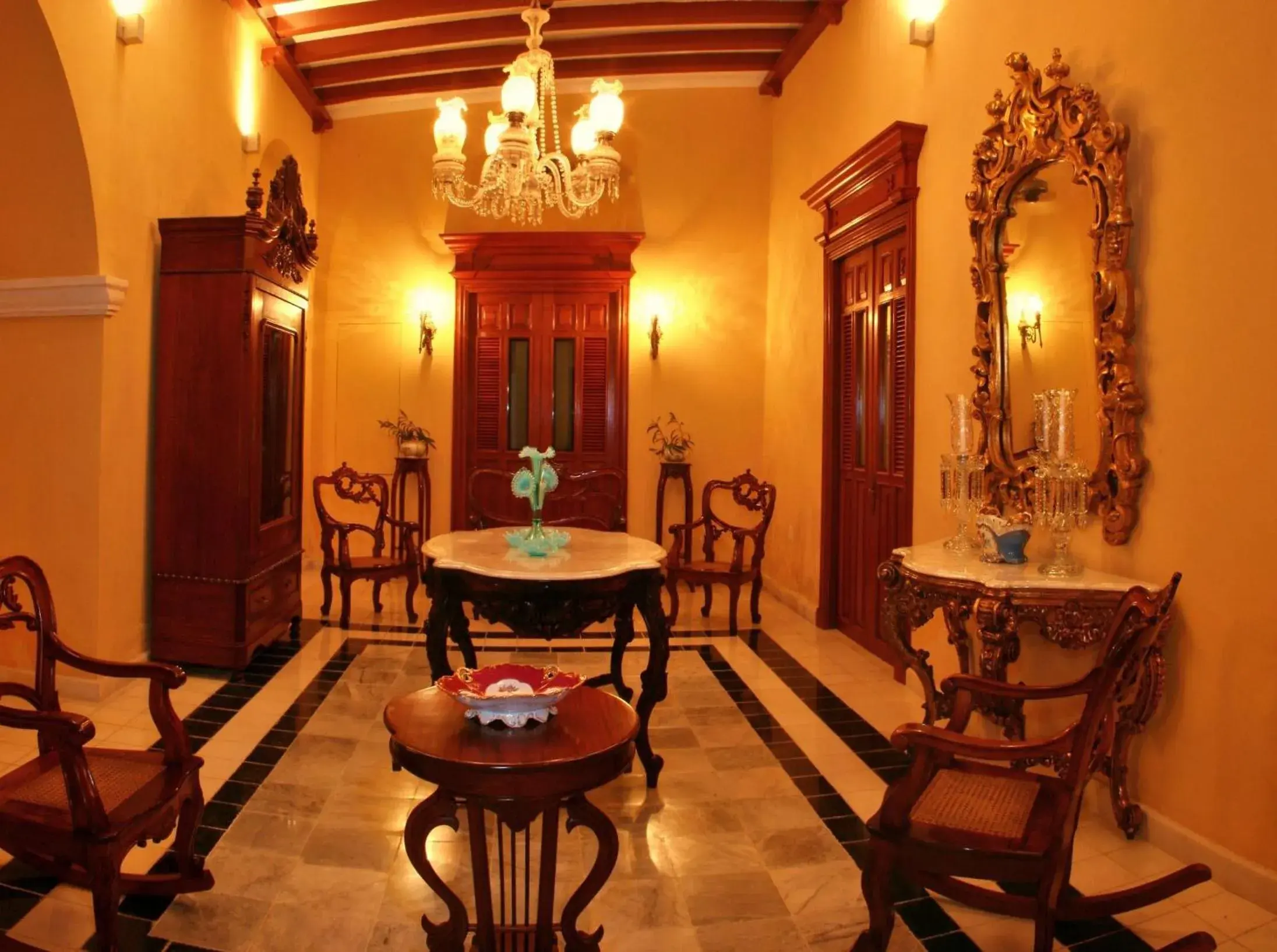 Lobby or reception in Hotel Boutique Casa Don Gustavo, Campeche Lobby or reception in Hotel Boutique Casa Don Gustavo, Campeche