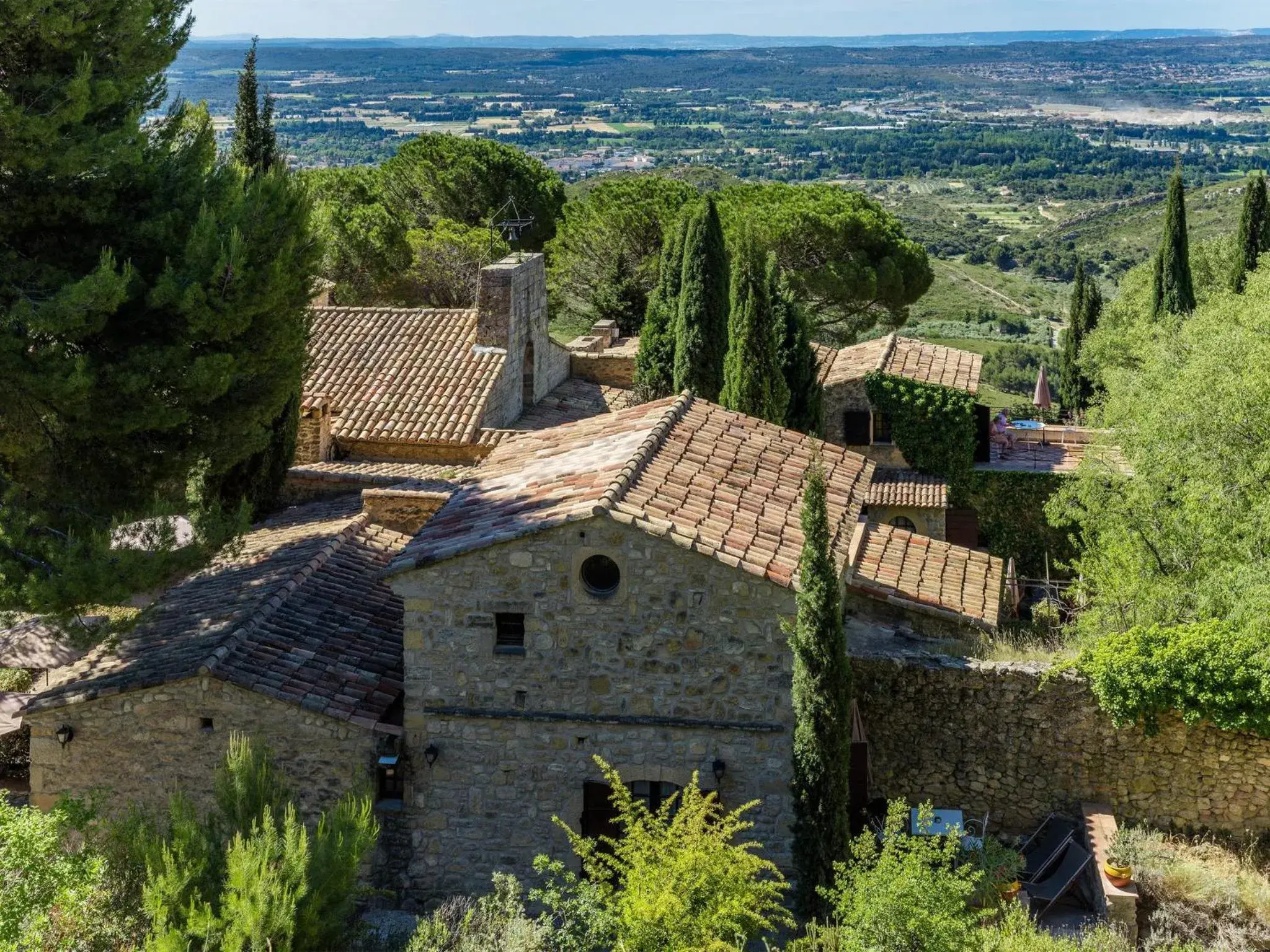 Property building, Bird's-eye View in Abbaye de Sainte Croix