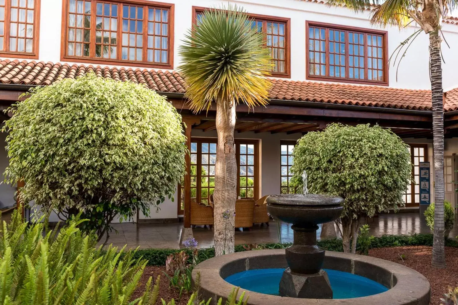 Patio, Property Building in Parador de La Palma