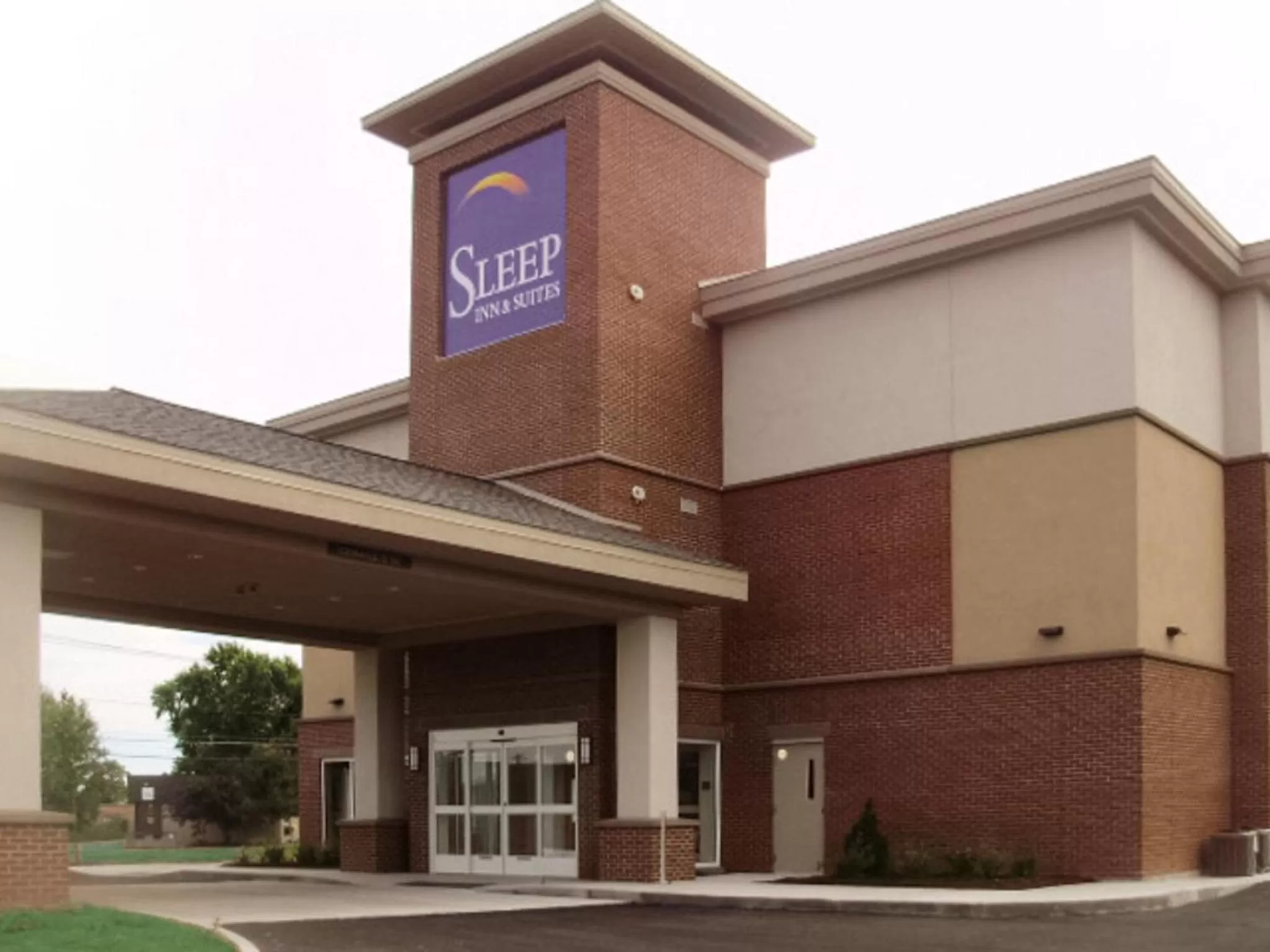 Property logo or sign in Sleep Inn & Suites Syracuse Airport