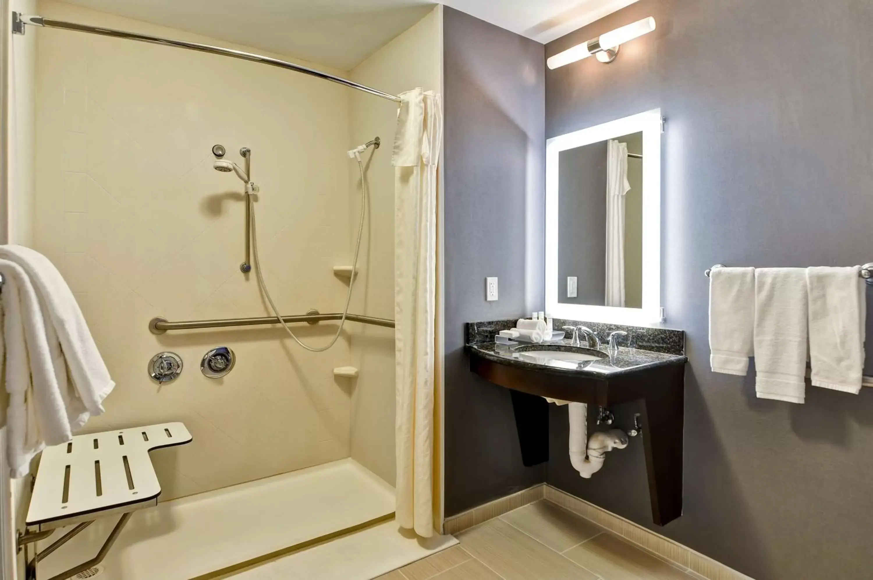 Bathroom in Homewood Suites by Hilton Boston Cambridge-Arlington, MA
