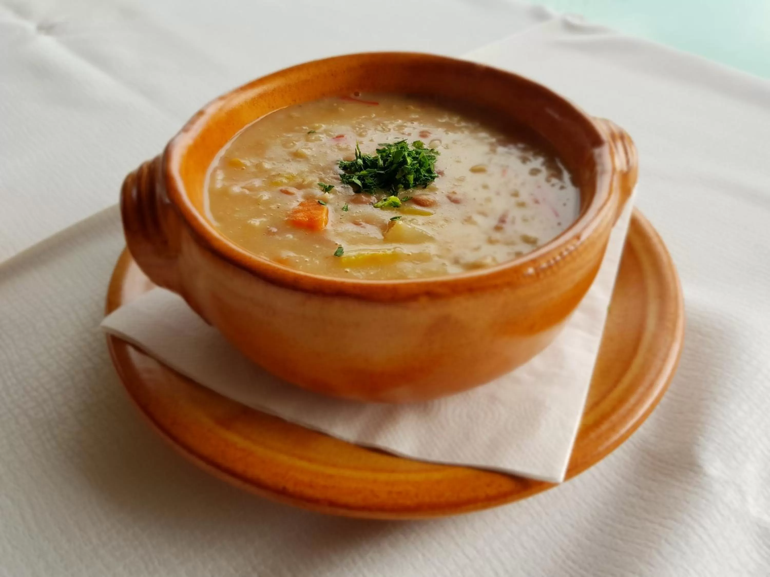 Food close-up in Gostisce Jezero