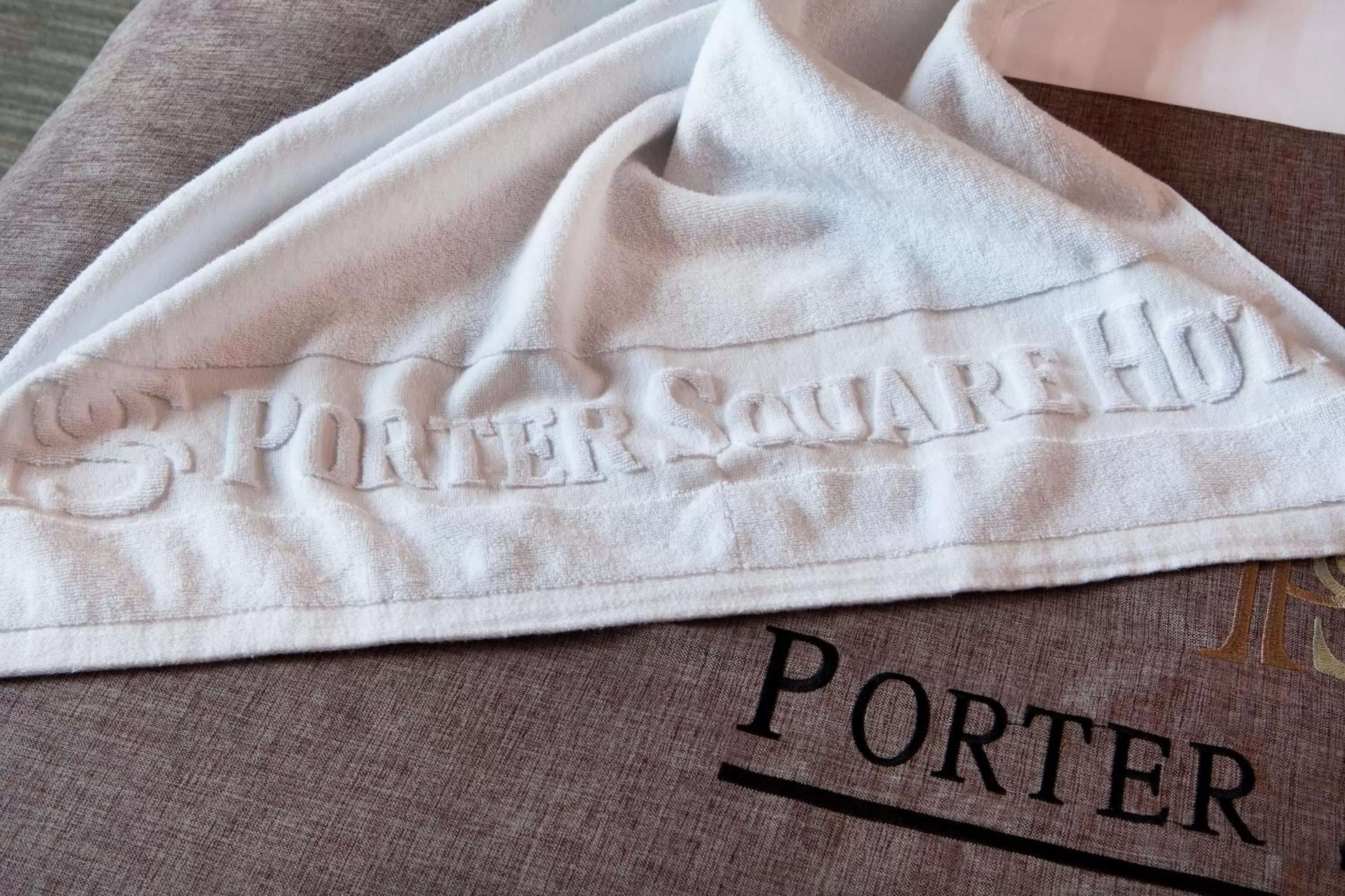 Decorative detail in Porter Square Hotel