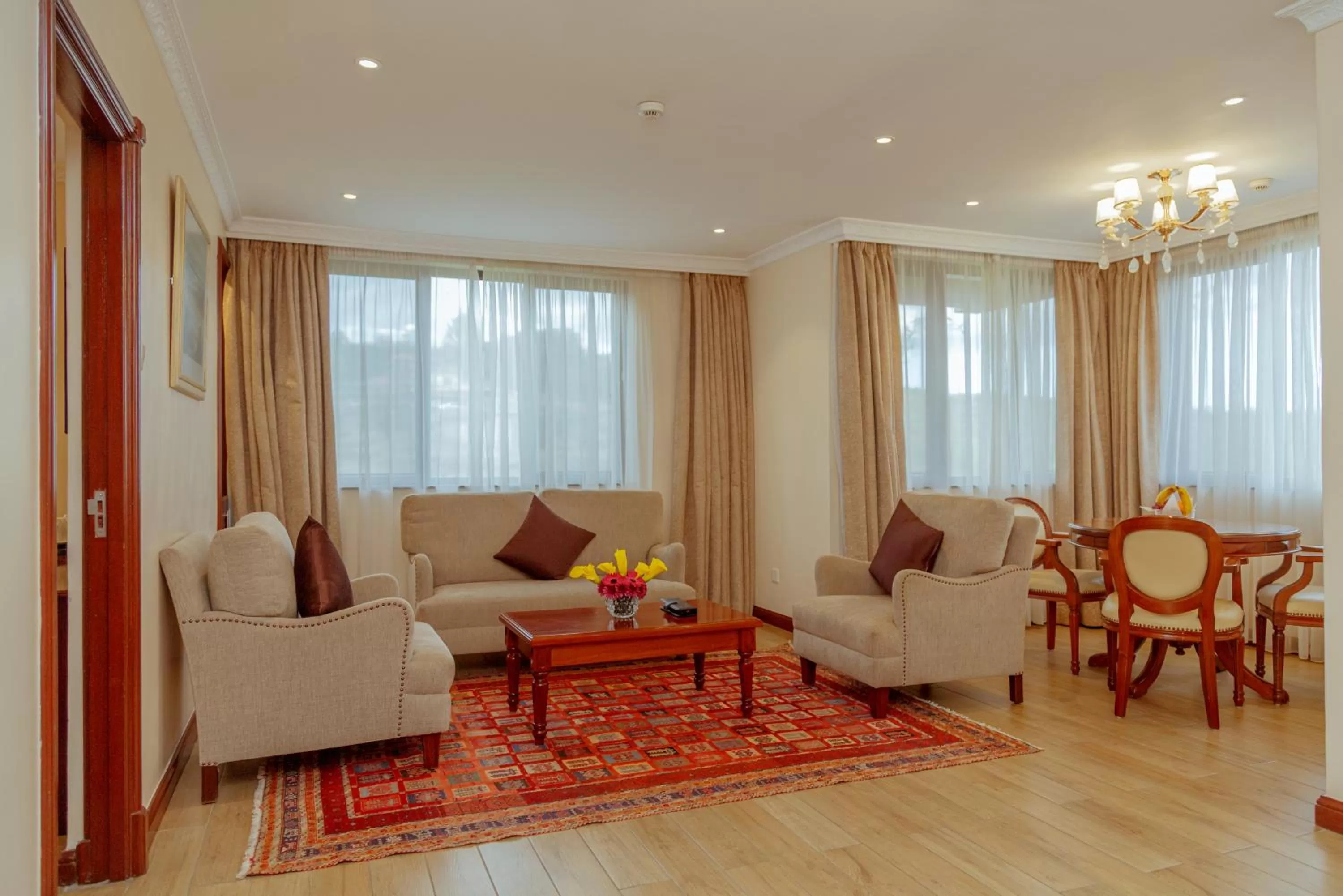 Seating area in Sarova Woodlands Hotel and Spa