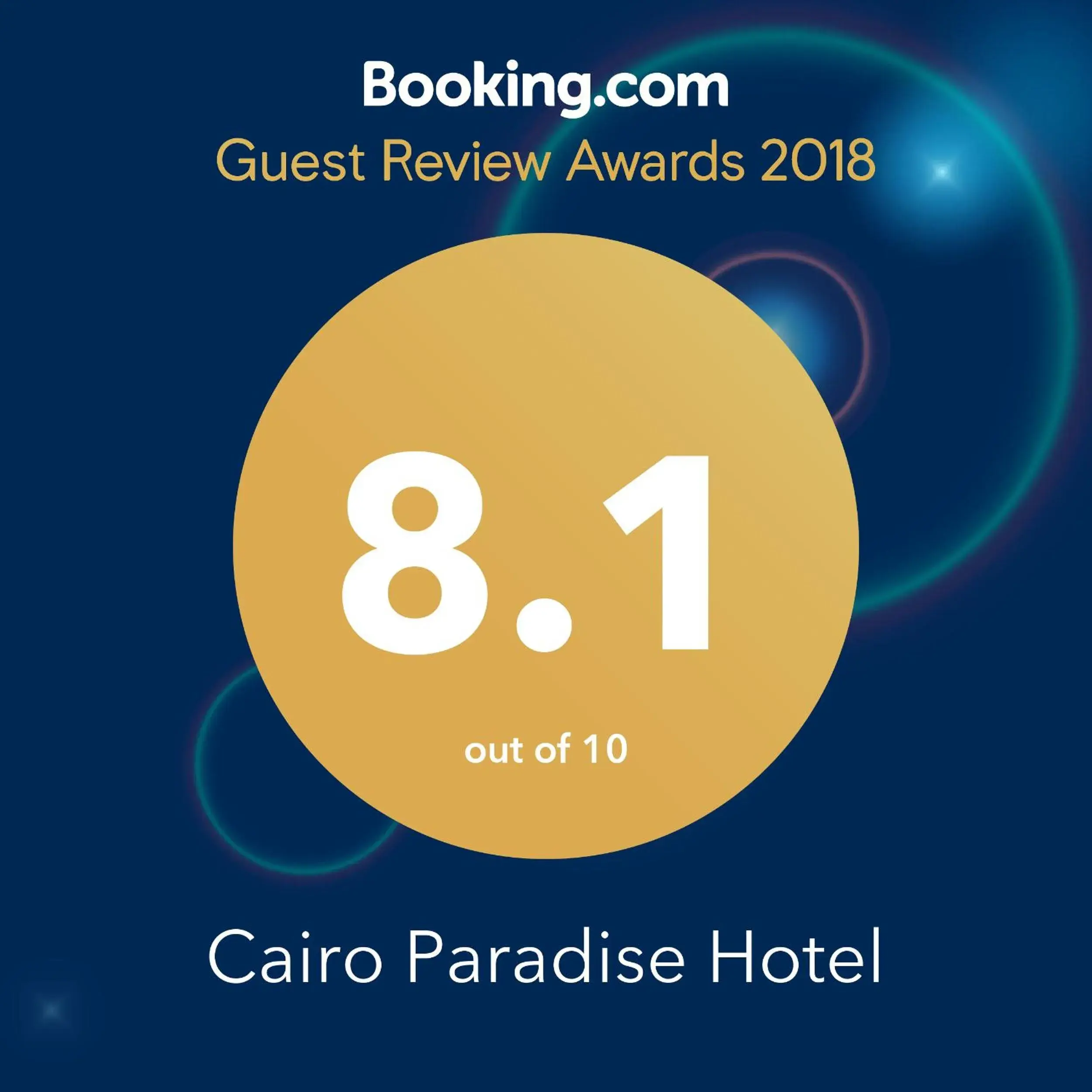 Certificate/Award in Cairo Paradise Hotel