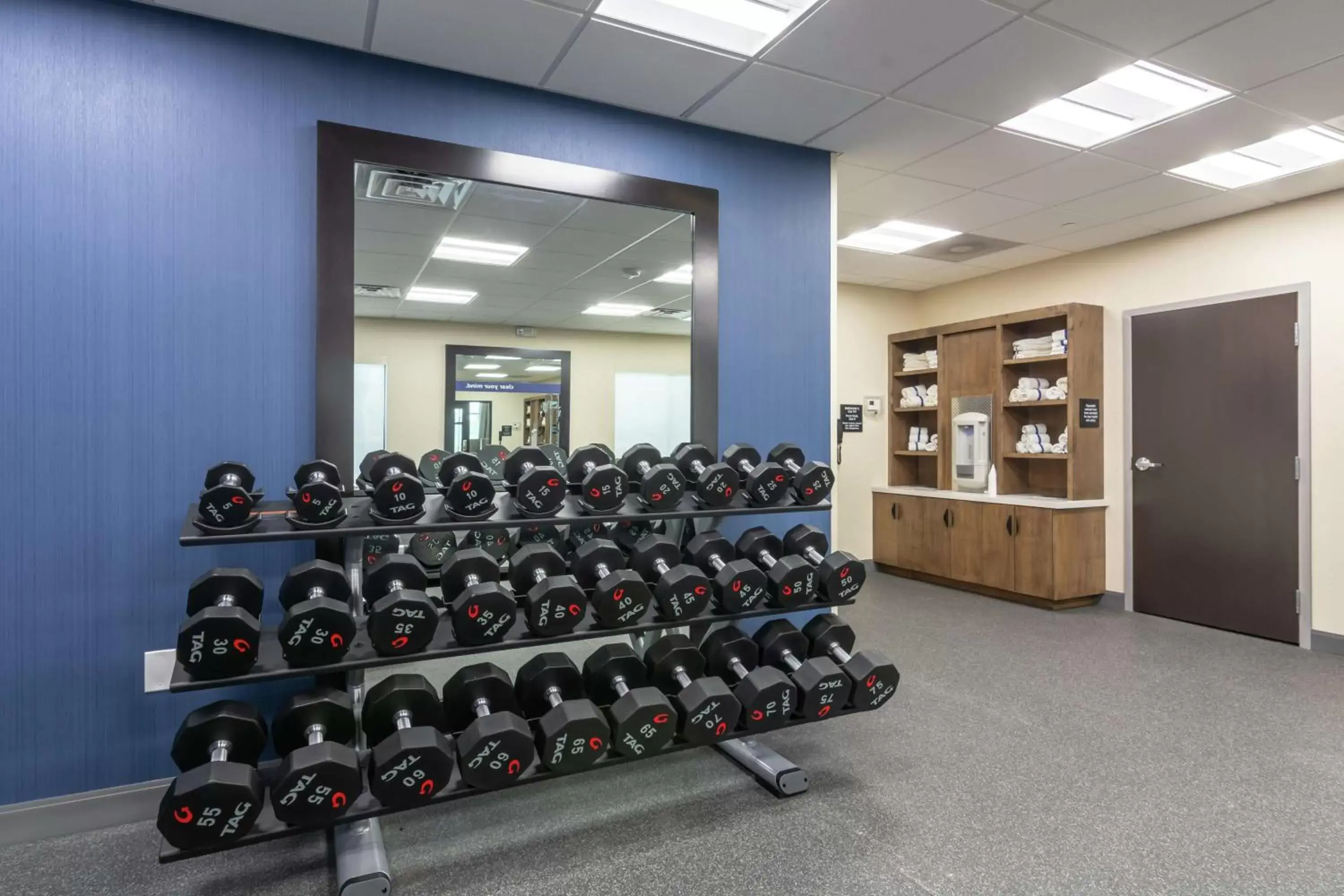 Fitness centre/facilities, Fitness Center/Facilities in Hampton Inn & Suites Dallas East