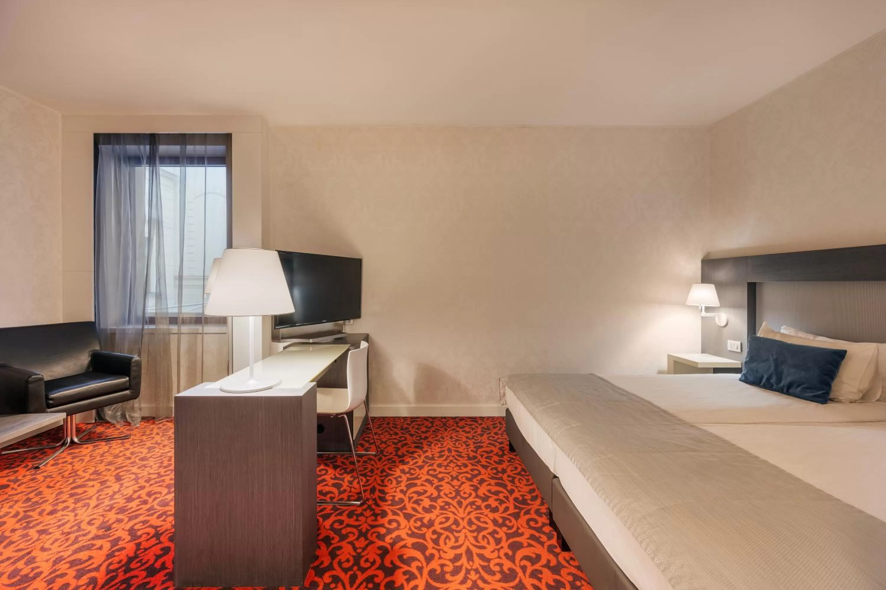 Bed in Eurostars Palazzo Zichy