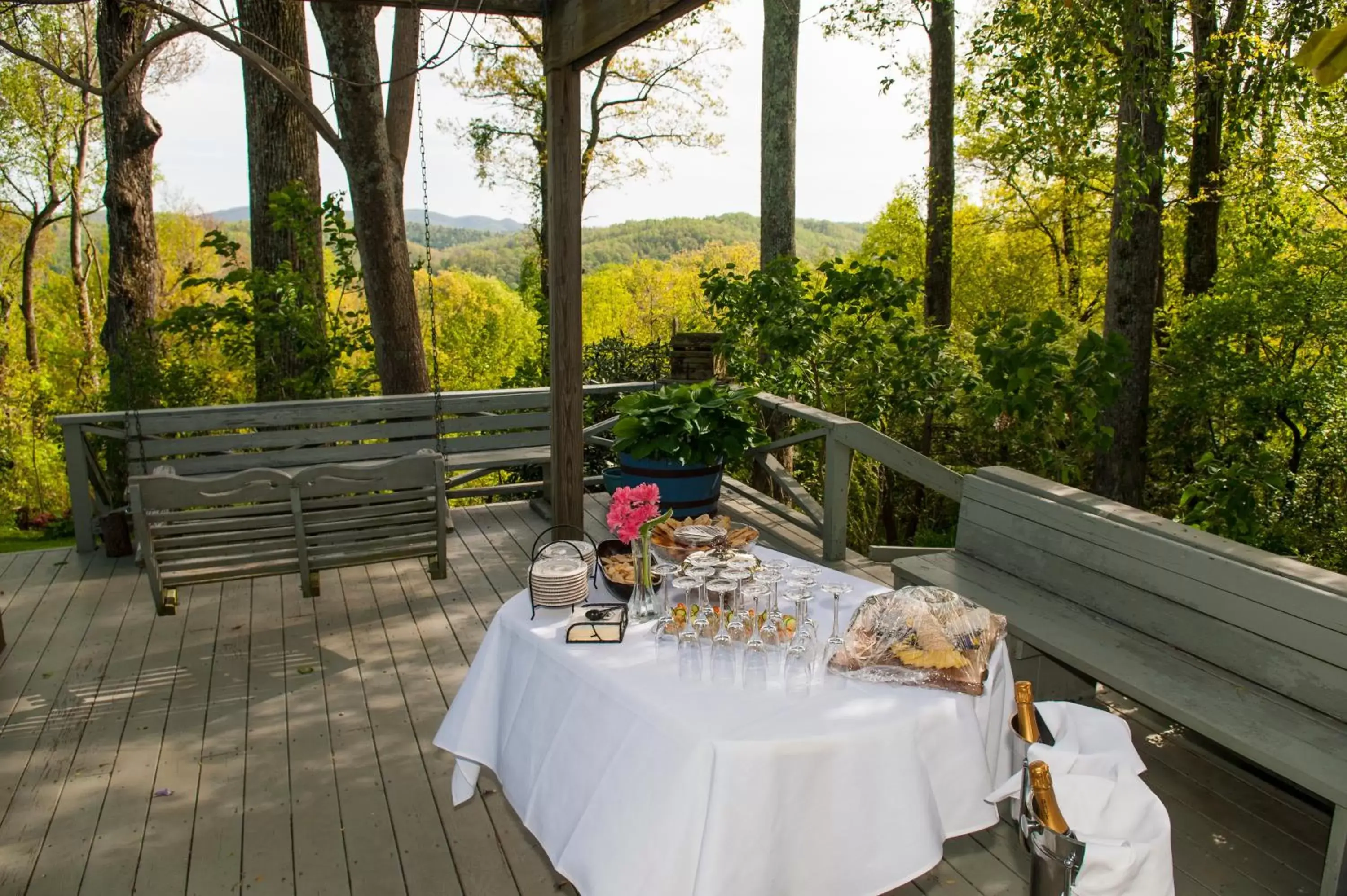 Balcony/Terrace in Orchard Inn