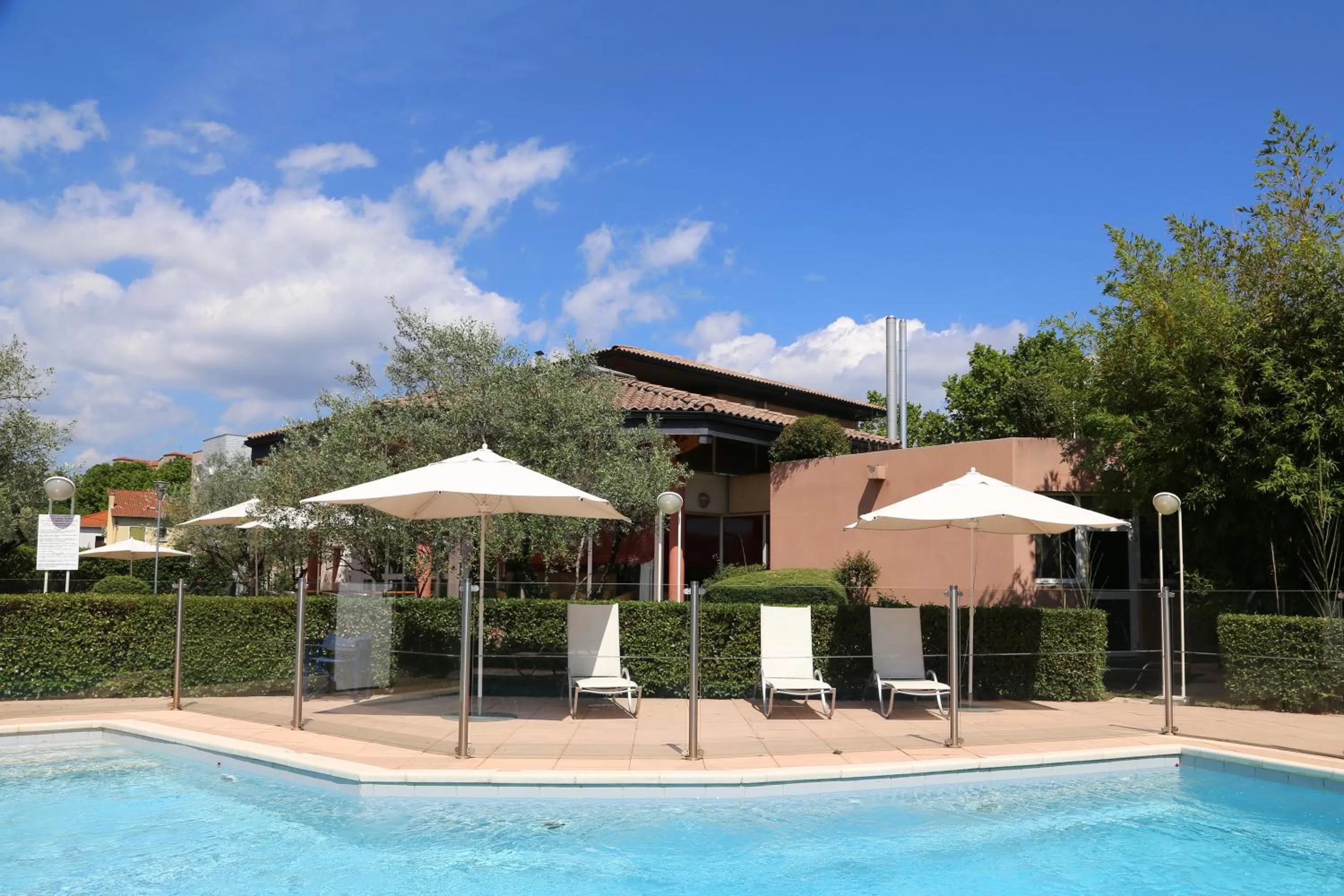 Garden in ibis Aubenas