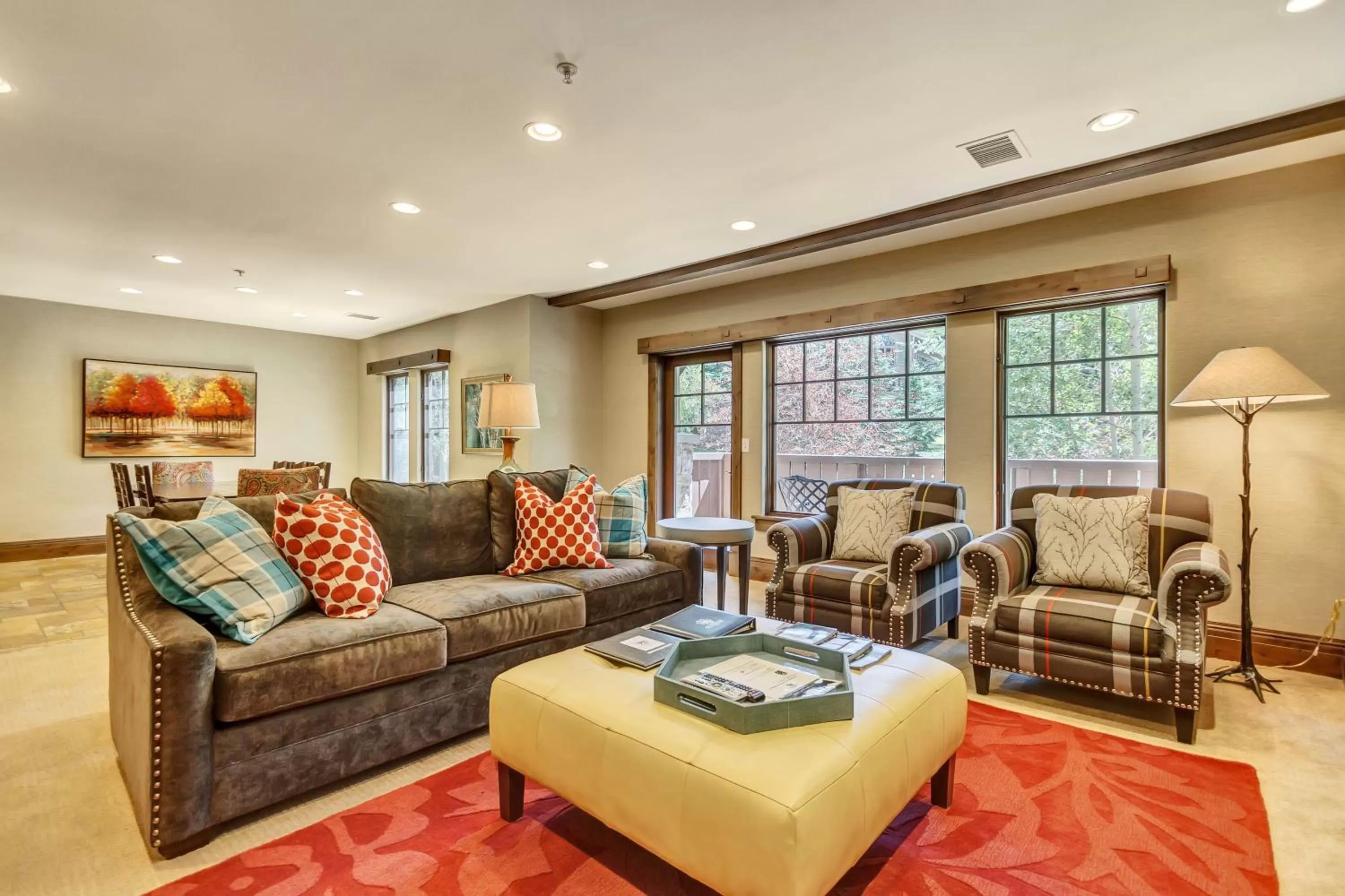 Living room in The Chateaux Deer Valley