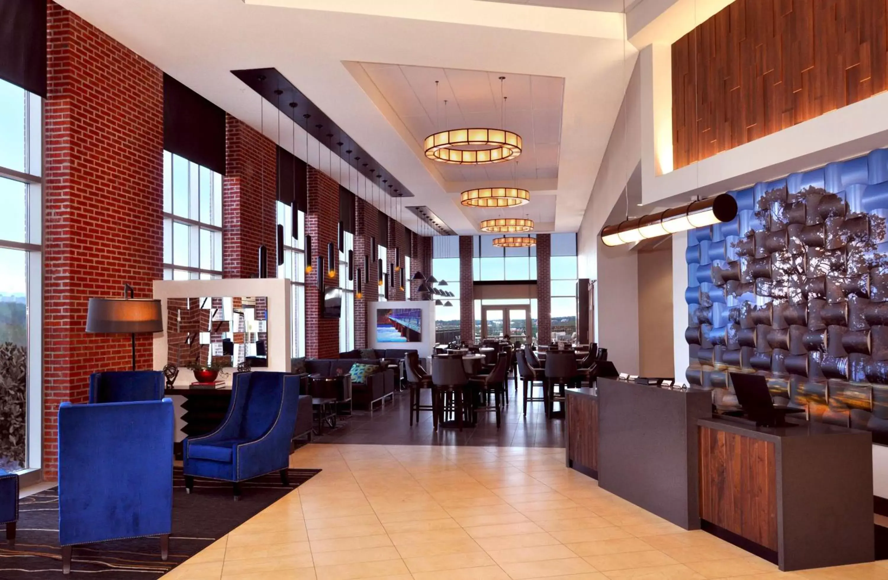 Lobby or reception, Restaurant/Places to Eat in Hyatt Place Augusta