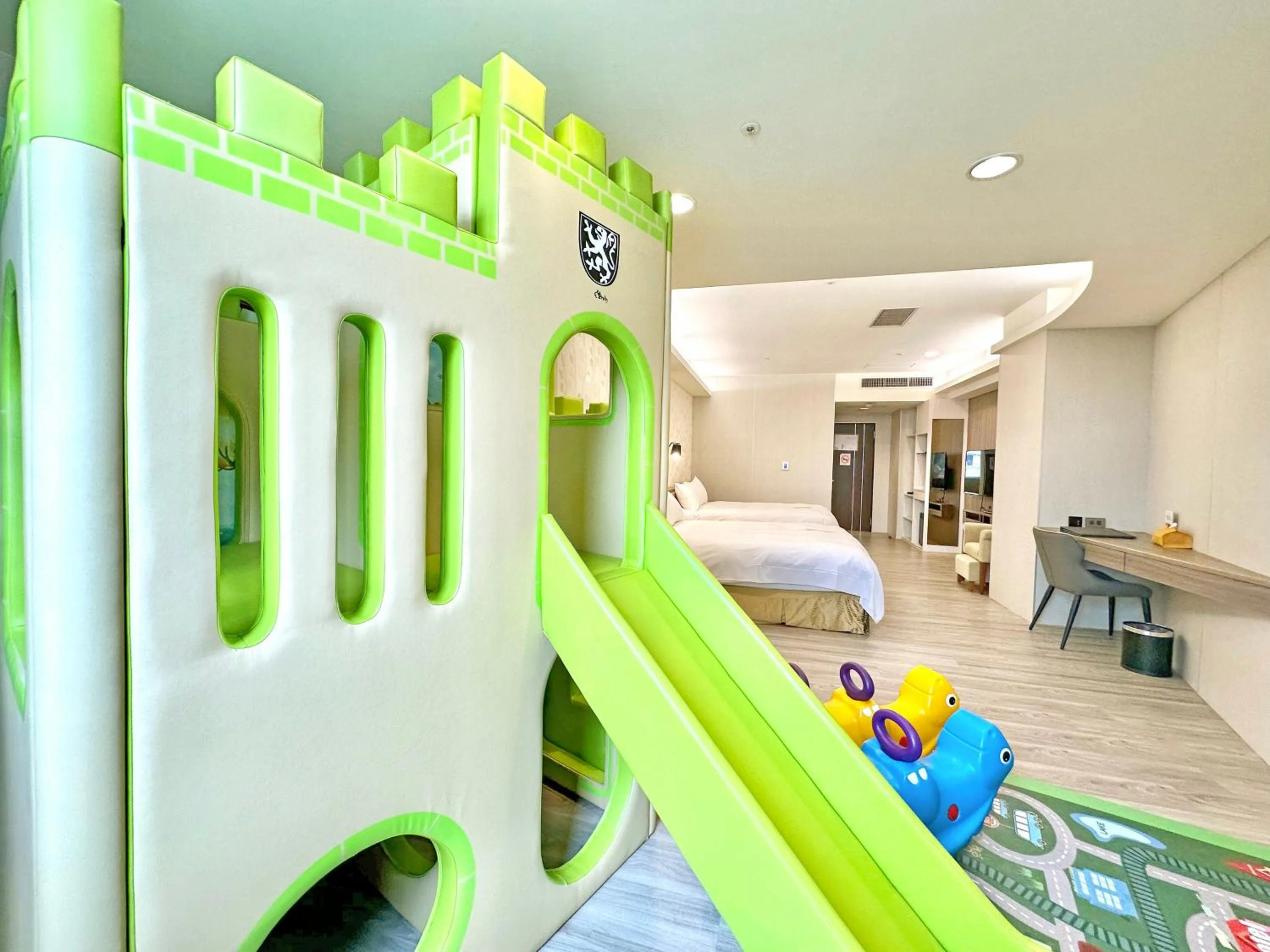 Bed in Grand Earl Hotel