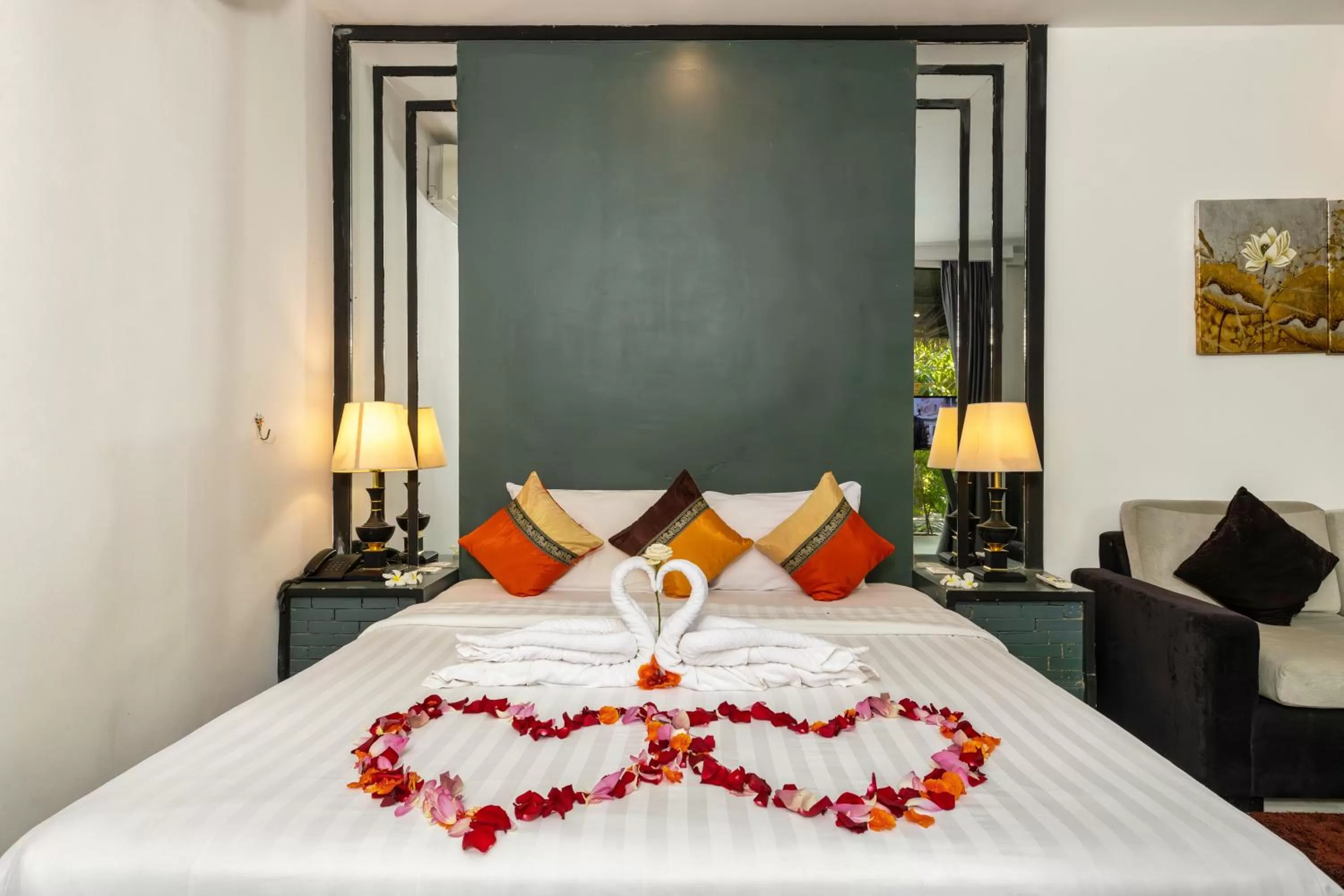 Bedroom, Bed in Maison Gen Angkor