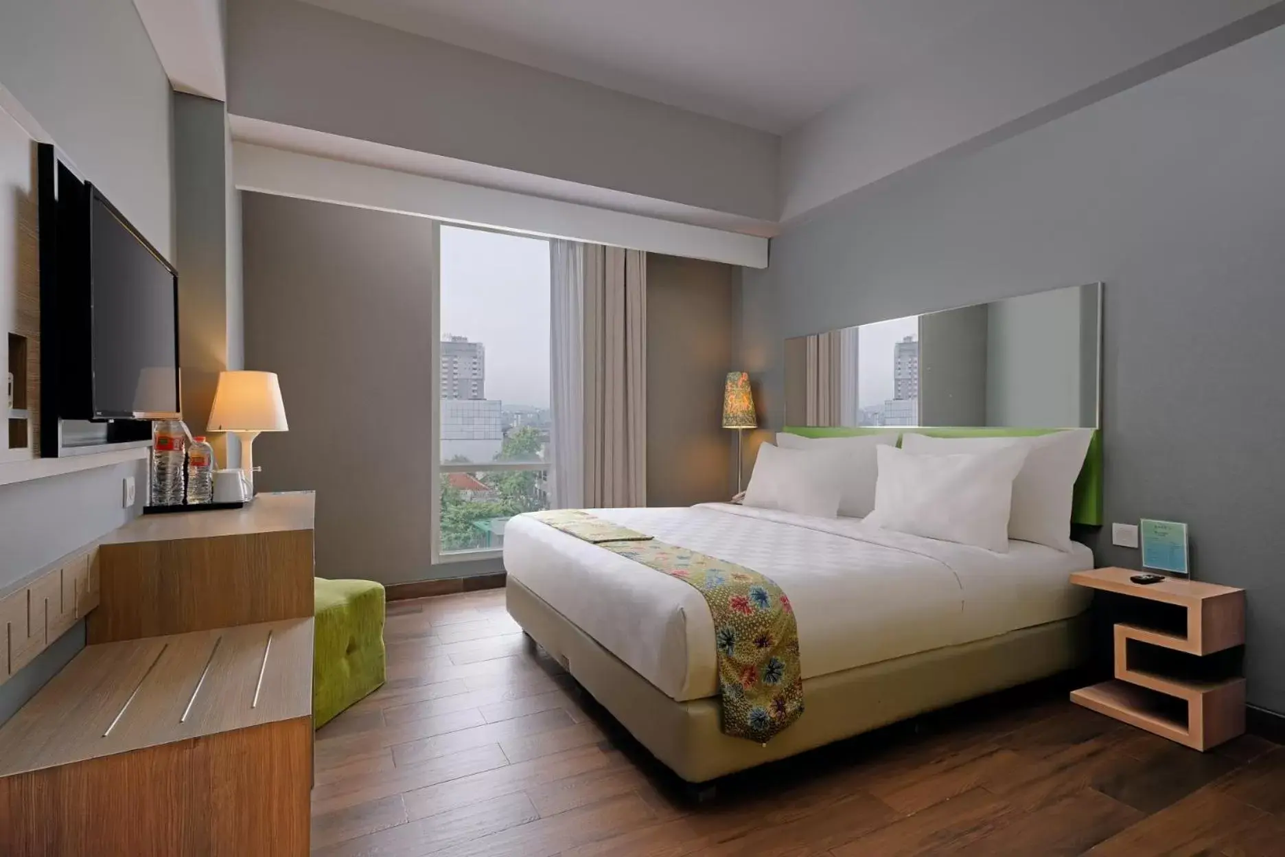 Bed in KHAS Semarang Hotel