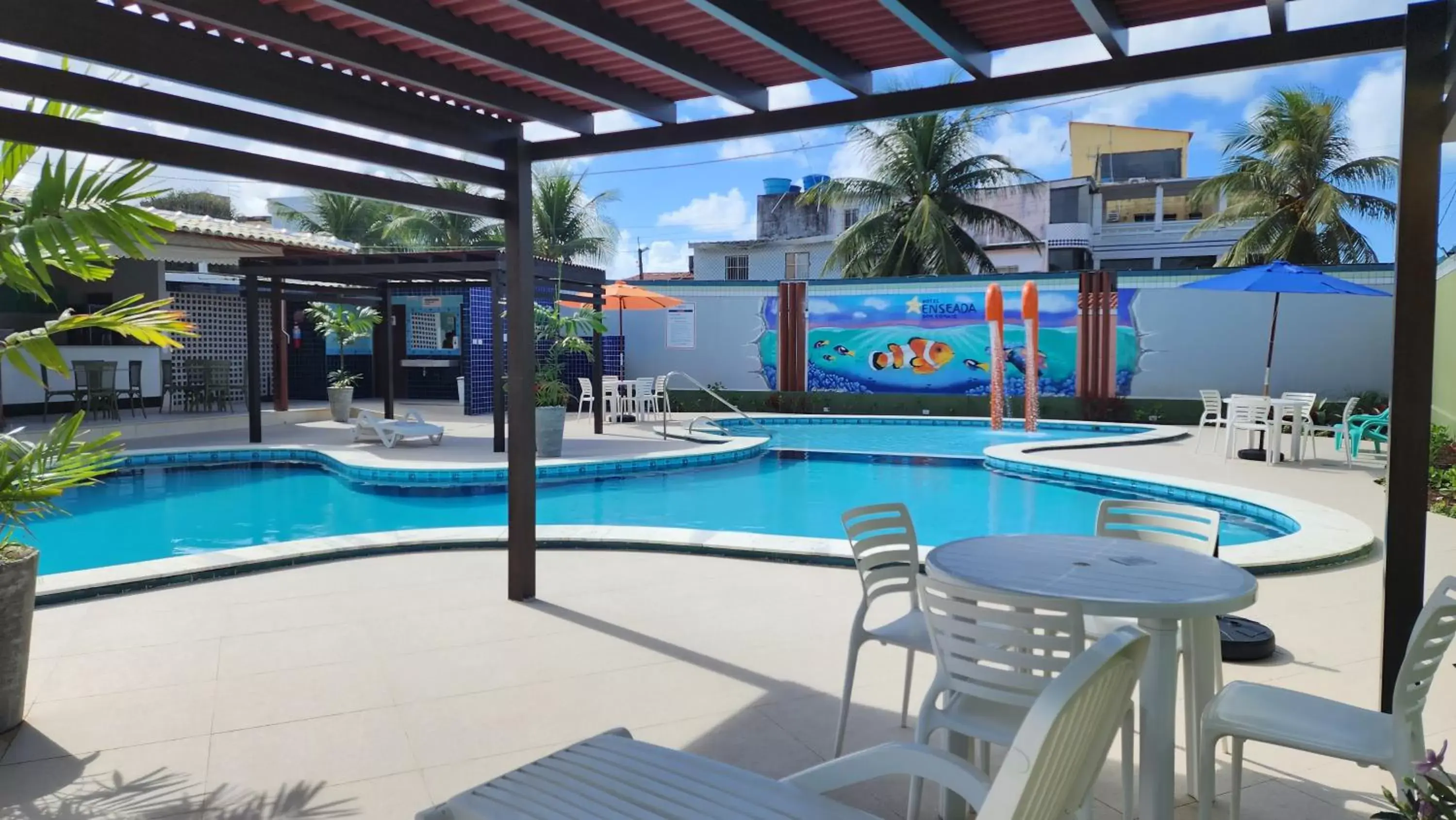 Swimming Pool in Hotel Enseada dos Corais