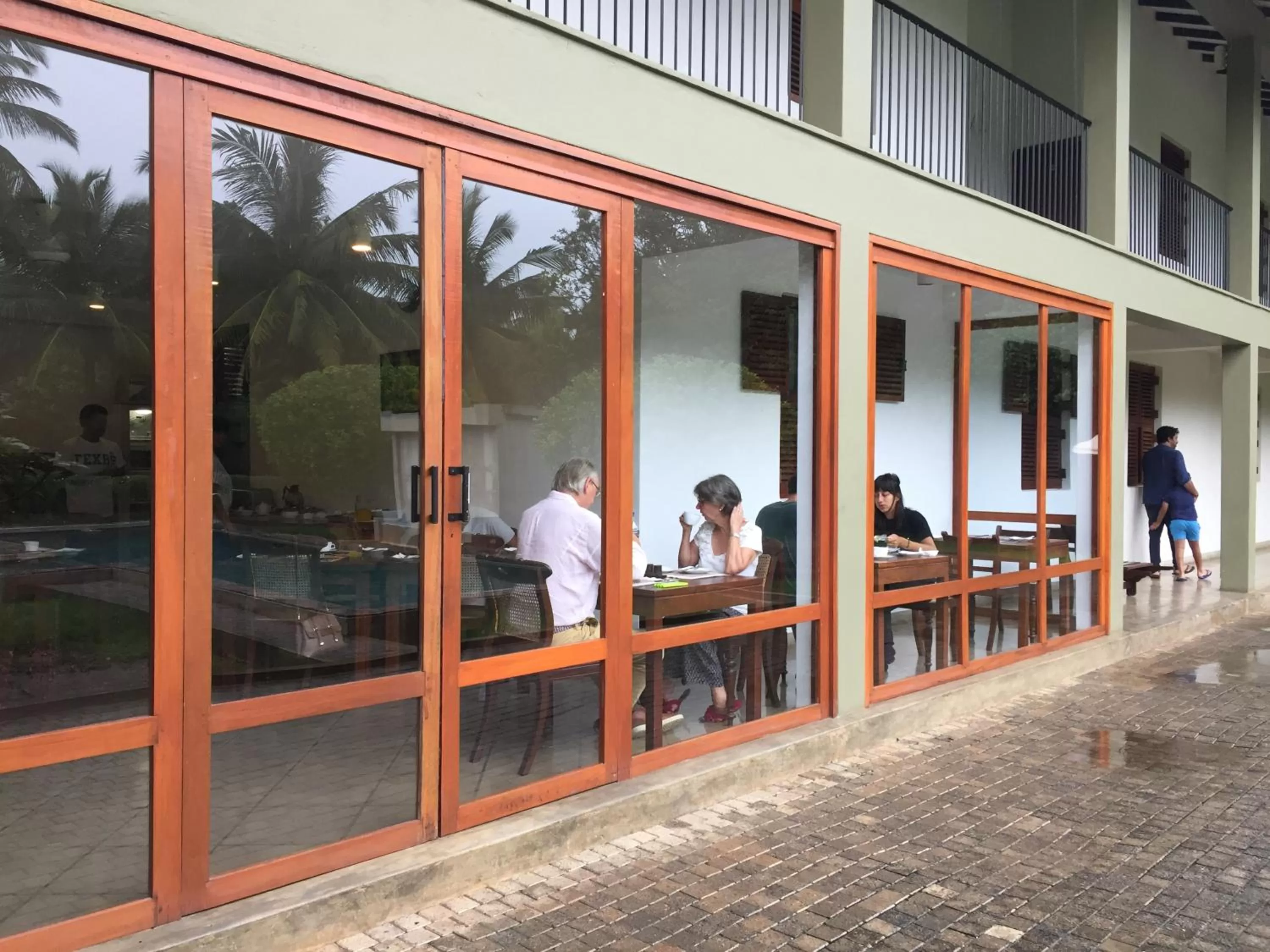 People in Jaffna Heritage Hotel