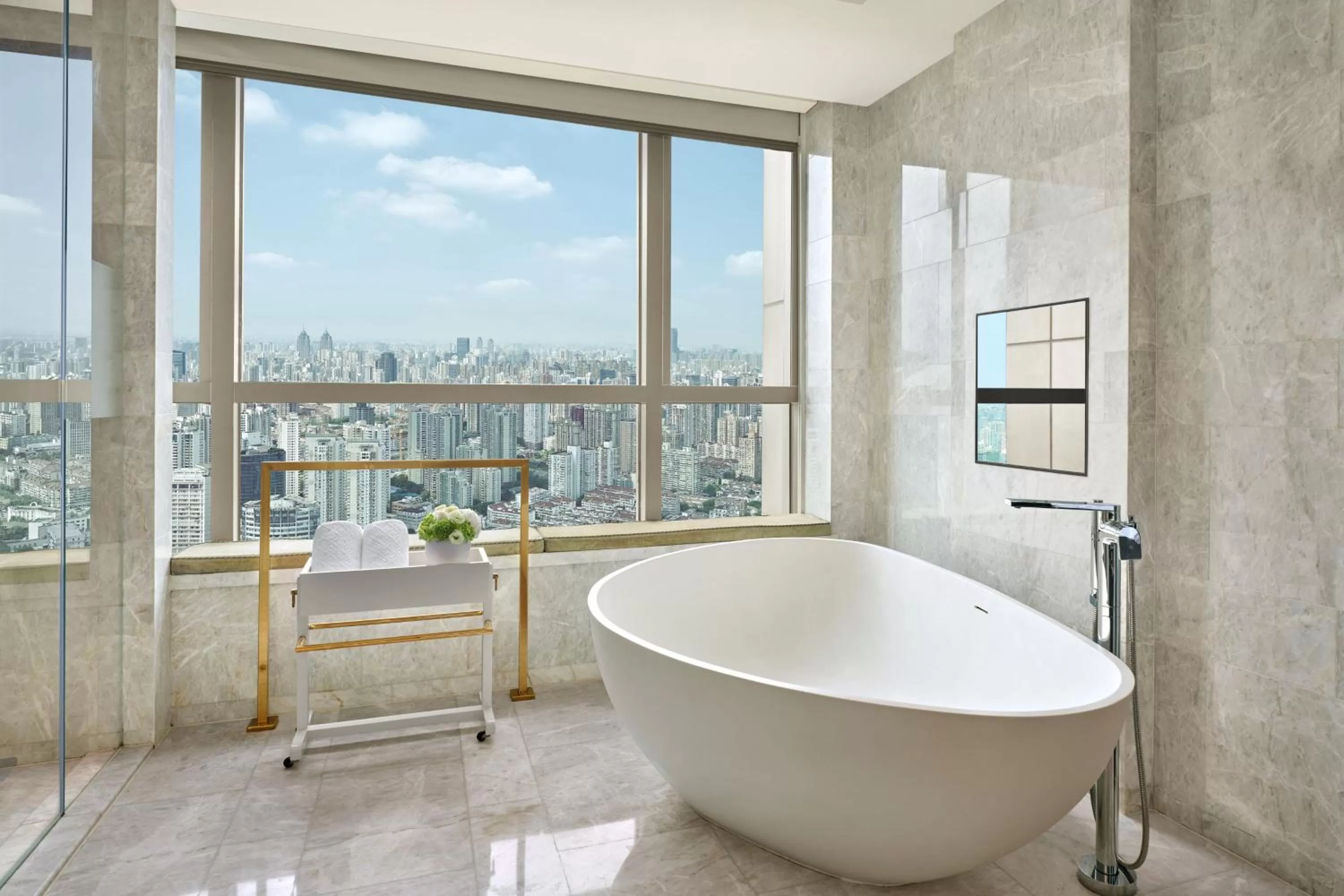 Bathroom in The St Regis Shanghai Jingan - Where Downtown Luxury Meets Legendary Old Shanghai Jazz